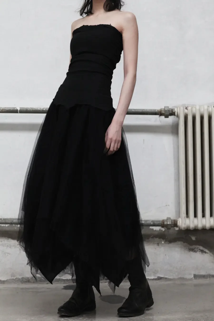 Marc Le Bihan  multi-layer irregular skirt 2597 - Image 2
