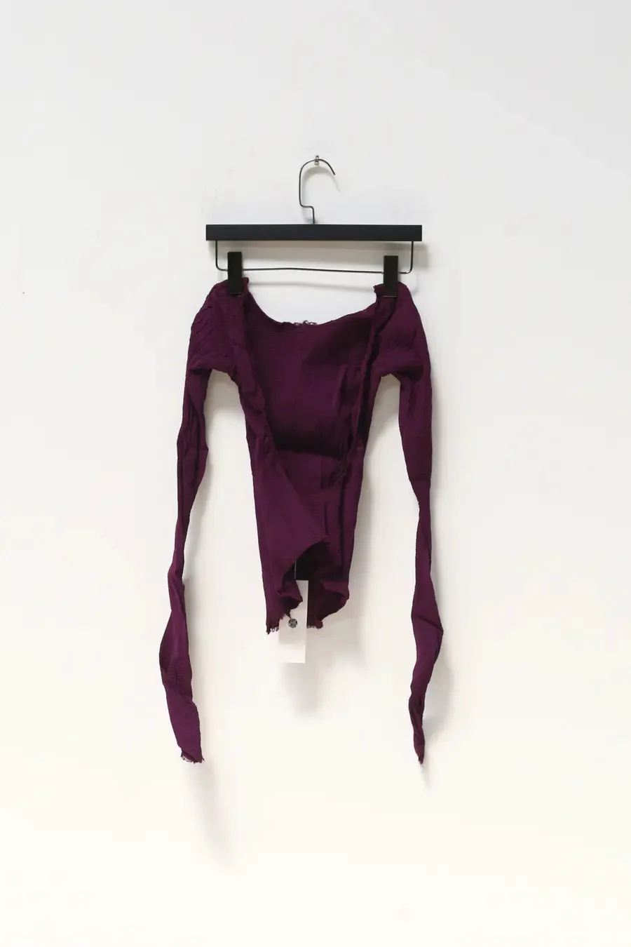 Marc Le Bihan open back stretch top 26907 magenta - Image 2