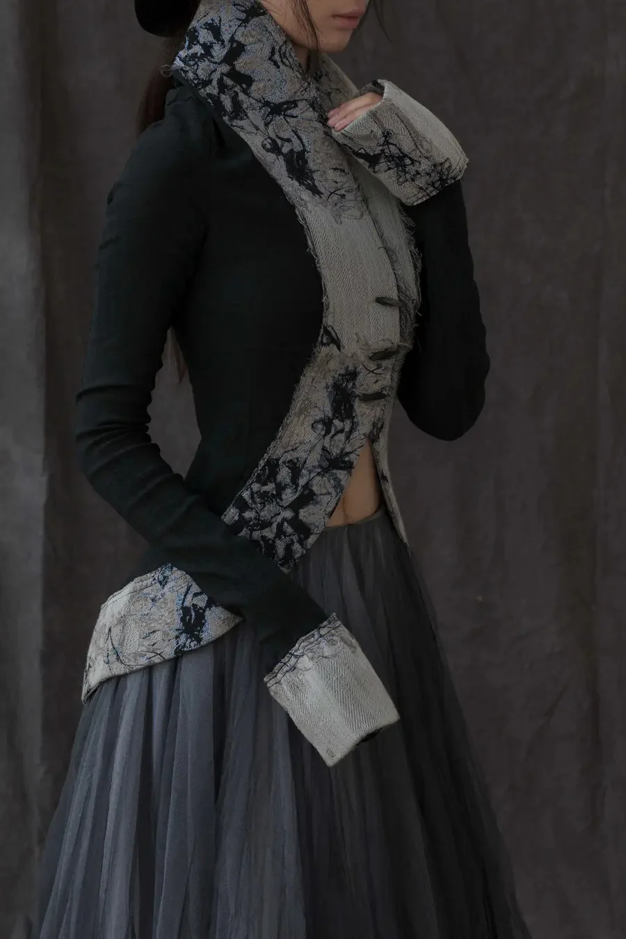 MARC LE BIHAN (patterned stretch jacket) 22907 - Image 3