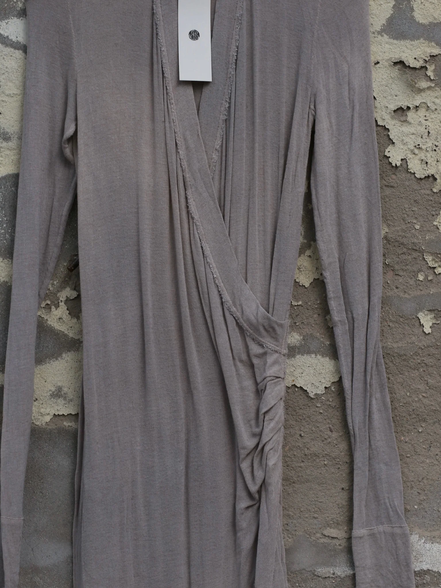 Marc Le Bihan Short Kimono T-shirt Dress 2870 2871 MLB-2870-H23-PERLE GREY - Image 7