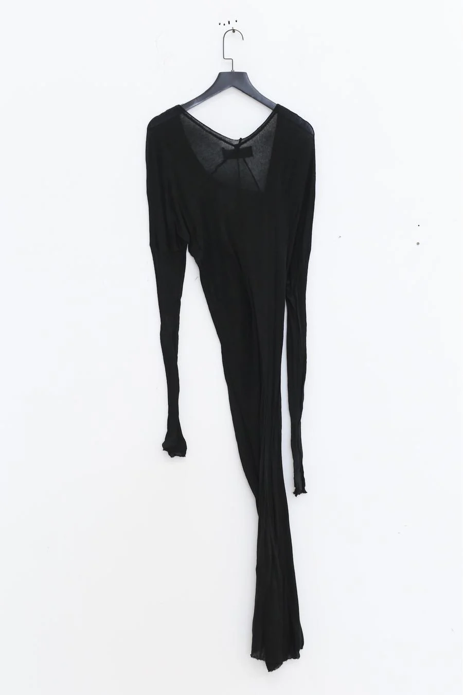 Marc Le Bihan Shoulder Fastest Long -sleeved Dress 2865 Black - Image 10