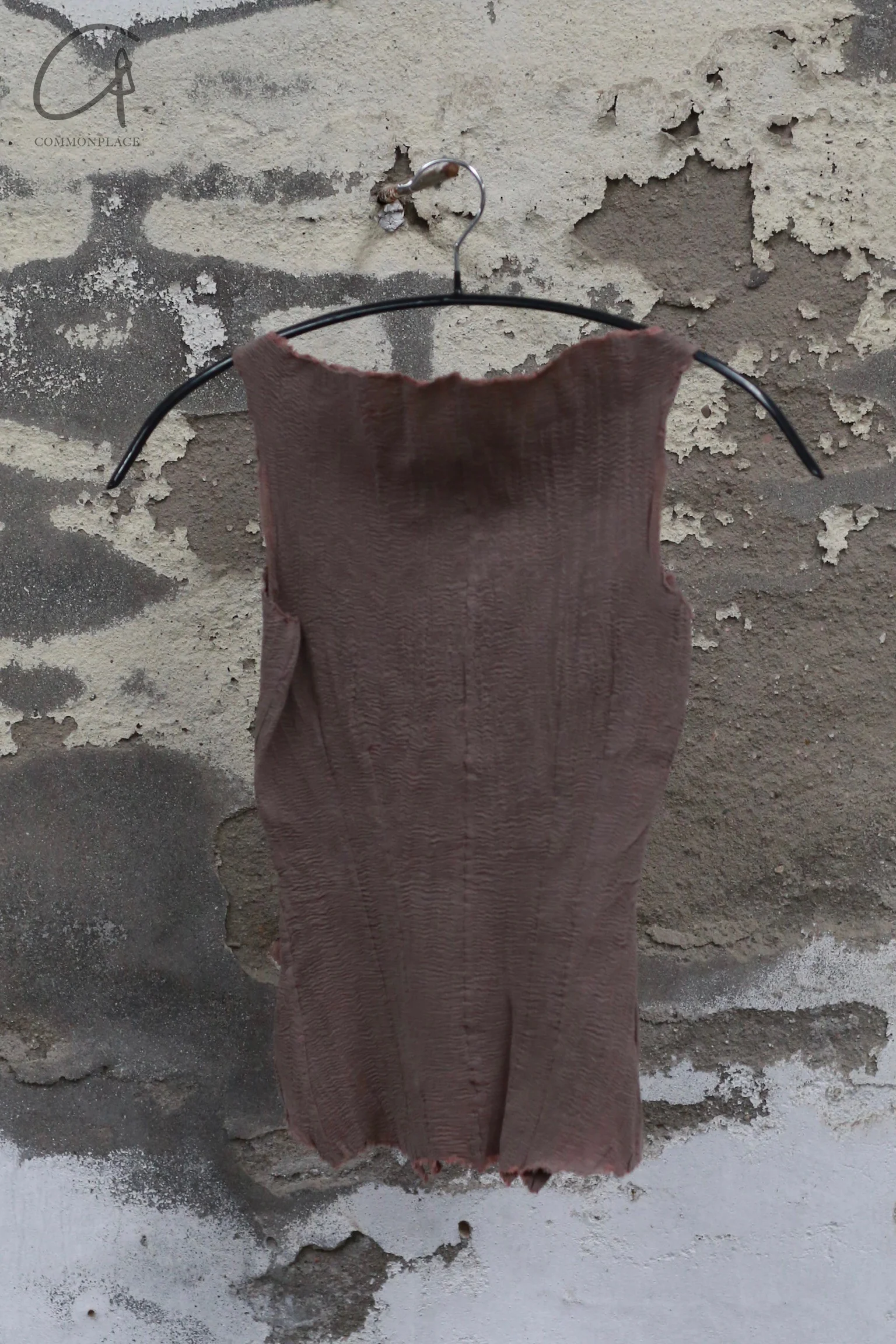 Marc le bihan silk elastic stretch vest 26954 series French handmade MLB-26954-BOIS DE ROSE 26954 E23 - Image 4