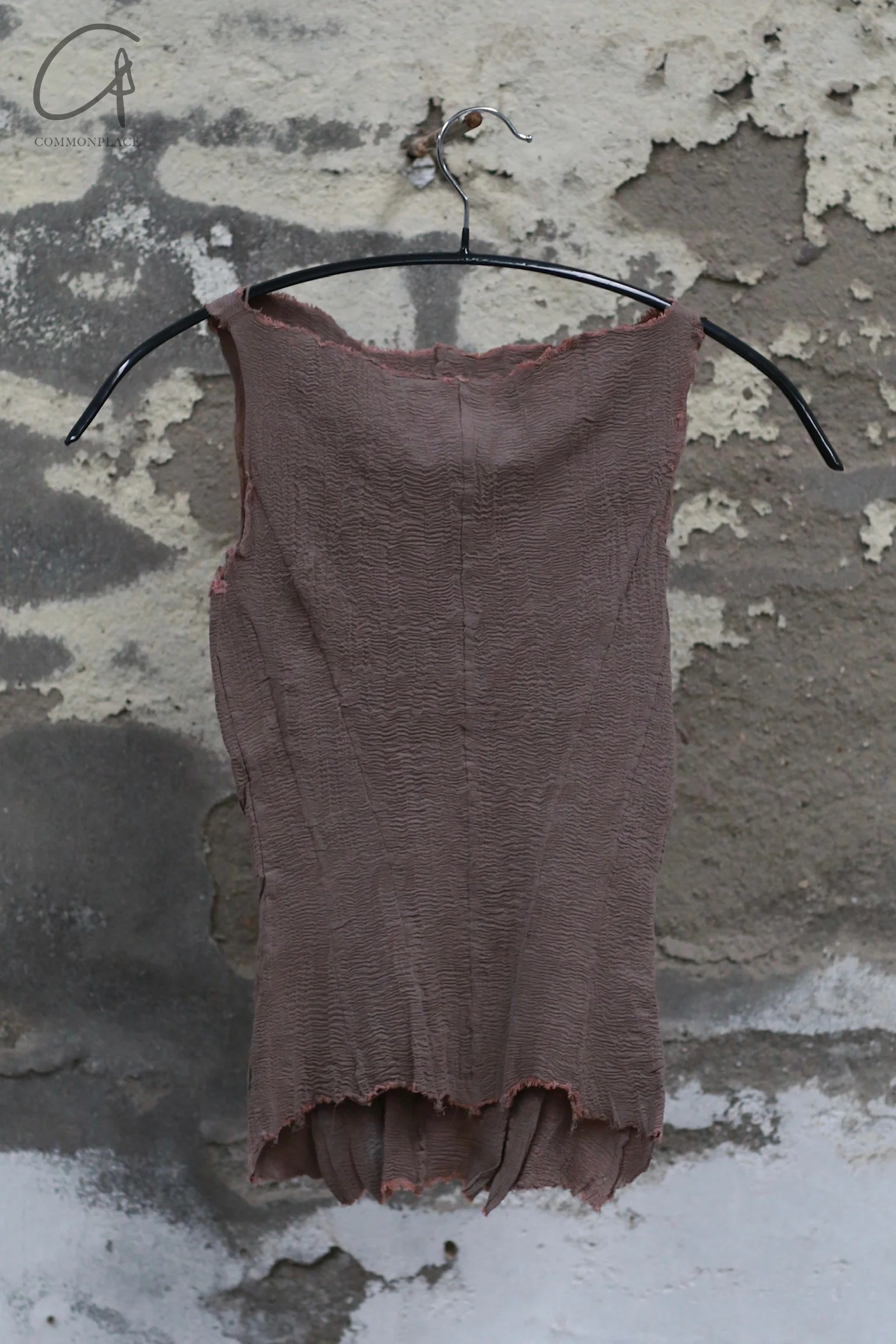 Marc le bihan silk elastic stretch vest 26954 series French handmade MLB-26954-BOIS DE ROSE 26954 E23 - Image 5