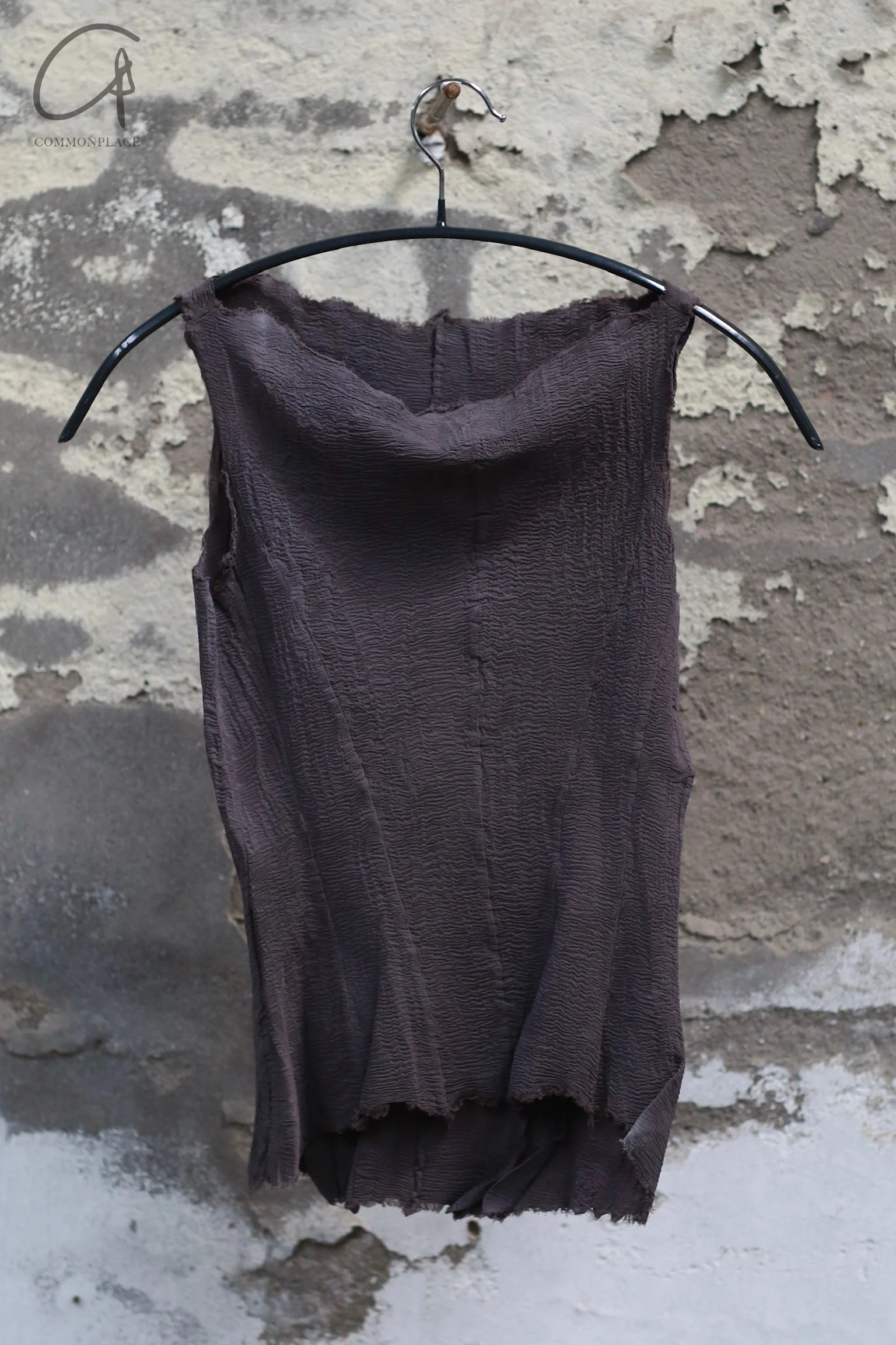 Marc le bihan silk elastic stretch vest 26954 series handmade in France MLB-26954-MOKA 26954 E23 - Image 5