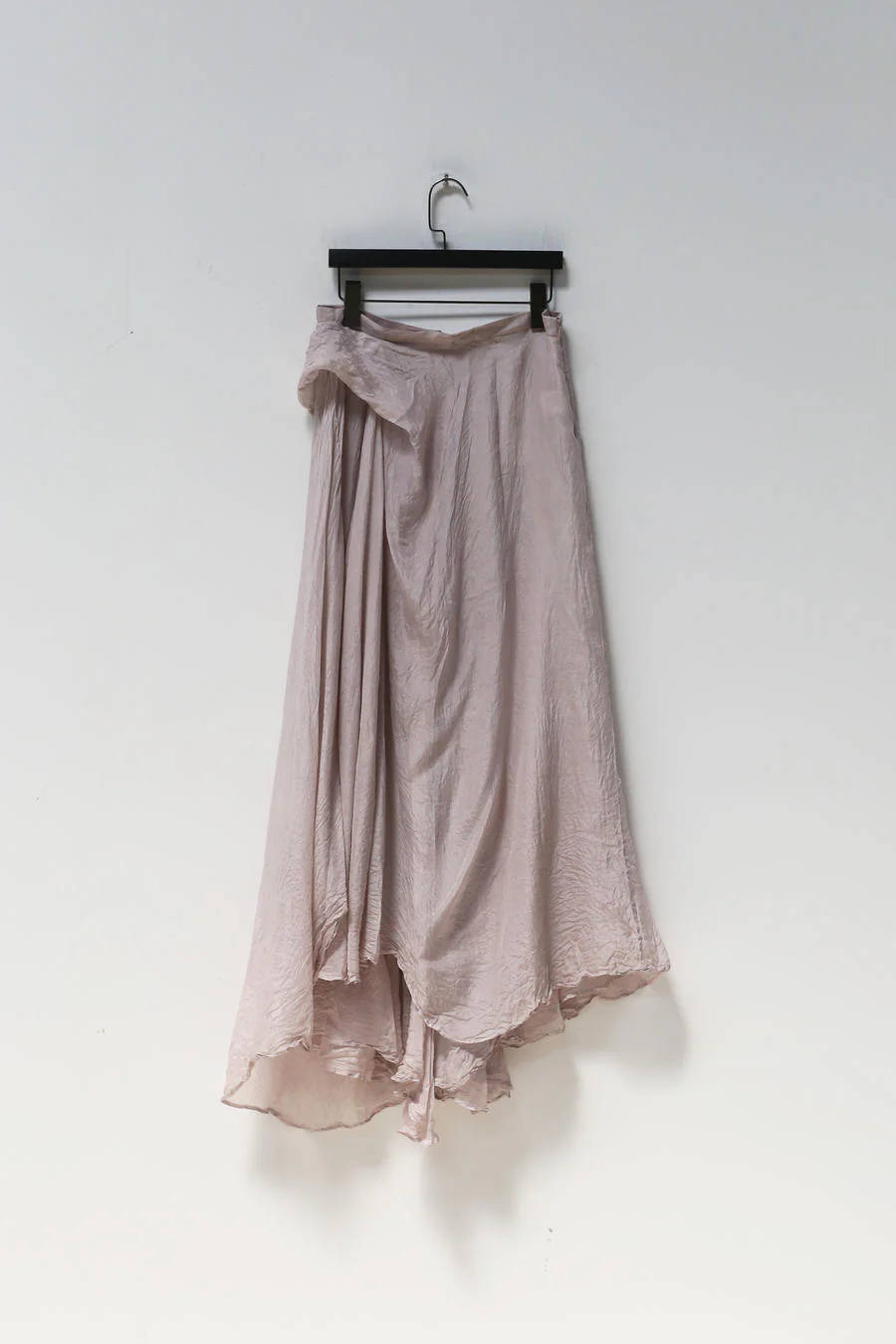 Marc Le Bihan irregular wrinkled silk skirt series 2503 deadwood rose - Image 10