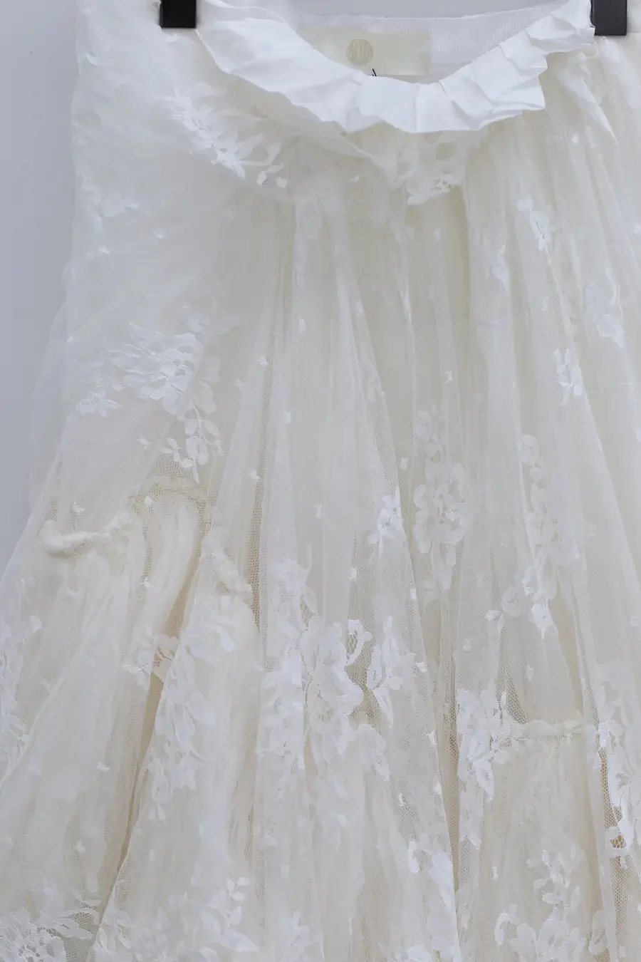 marc le bihan silk skirt 25302 E23 off-white - Image 7