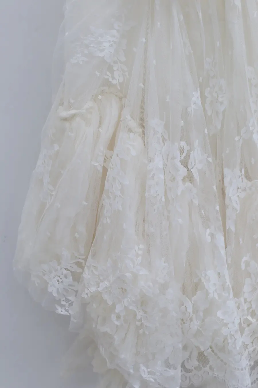 marc le bihan silk skirt 25302 E23 off-white - Image 8