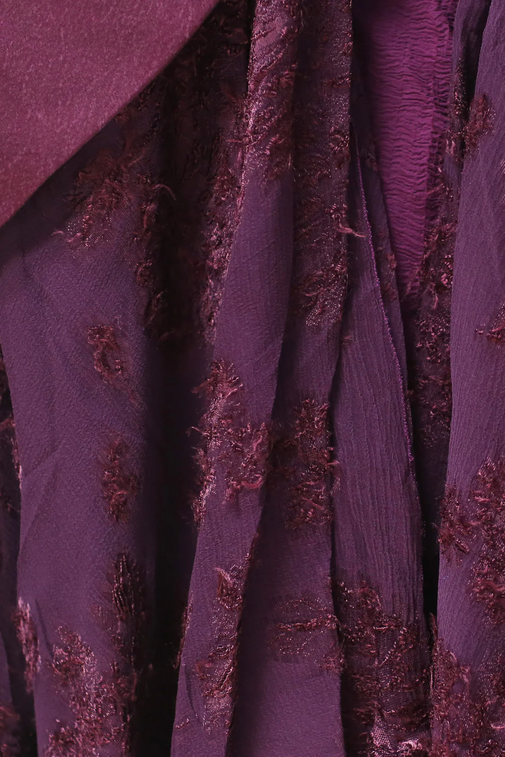 Marc Le Bihan Silky Long Sleeve Jacket Collection Highly Handcrafted France MLB-22914-ZI Purple PMLB3 - Image 3