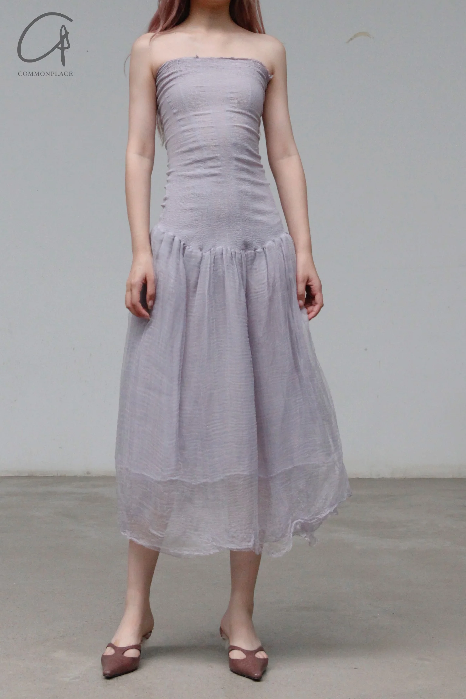 marc le bihan strapless dress 21924 ORCHIDEE（21925 ） - Image 5