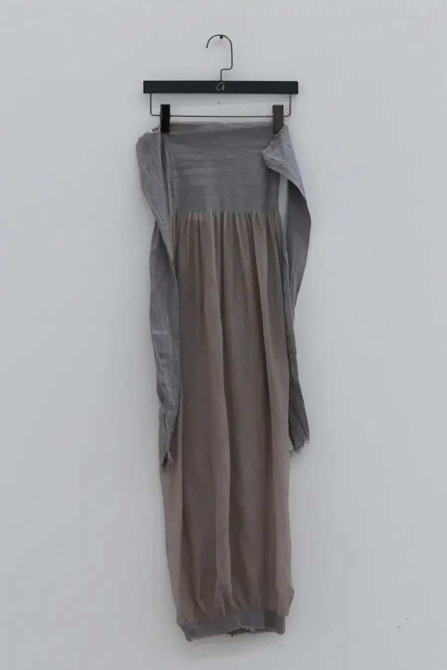 marc le bihan strapless tube top dress 21944-E21 GREY - Image 8