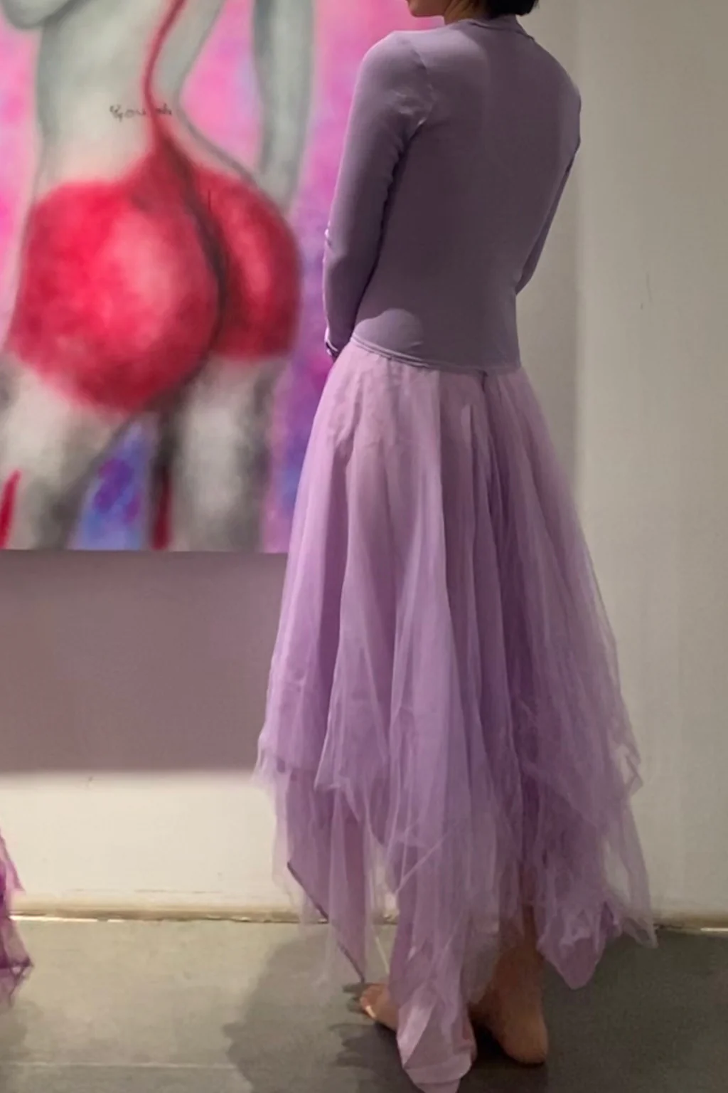 Marc Le Bihan 21908 Shrink Silk Ballet Dress Flat Shoulder Series Triple Tulle Skin-friendly MLB-21908-DANZI ORCHIDEE - Image 13