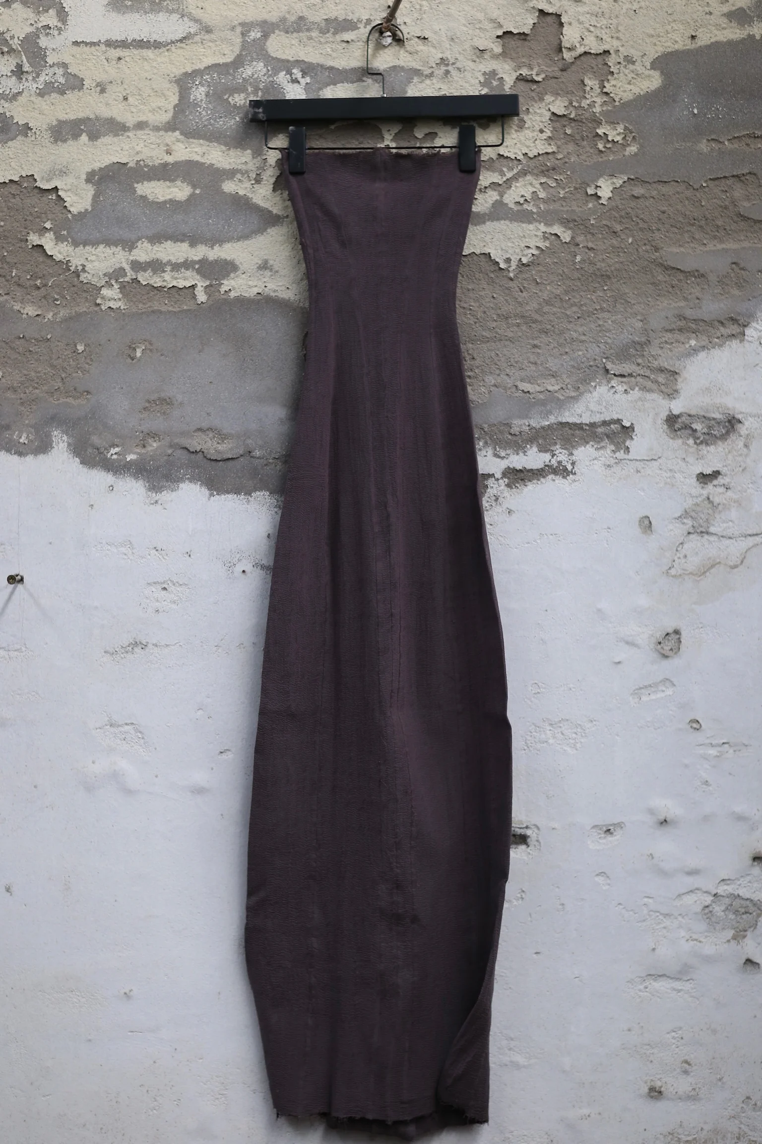 Marc Le Bihan 21915 Silk Shrinkage Stretch One-Piece Dress Collection French High-Level Handmade MLB-21942-MOKA PMLB4 - Image 4