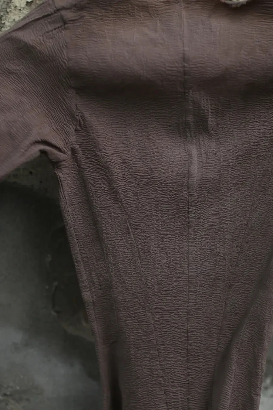 Marc Le Bihan Silk Shrink Classic Long Sleeve Base Top 26900 Series French Handmade MLB-26900-BOIS DE ROSE Wood Rose Old Rose - Image 3