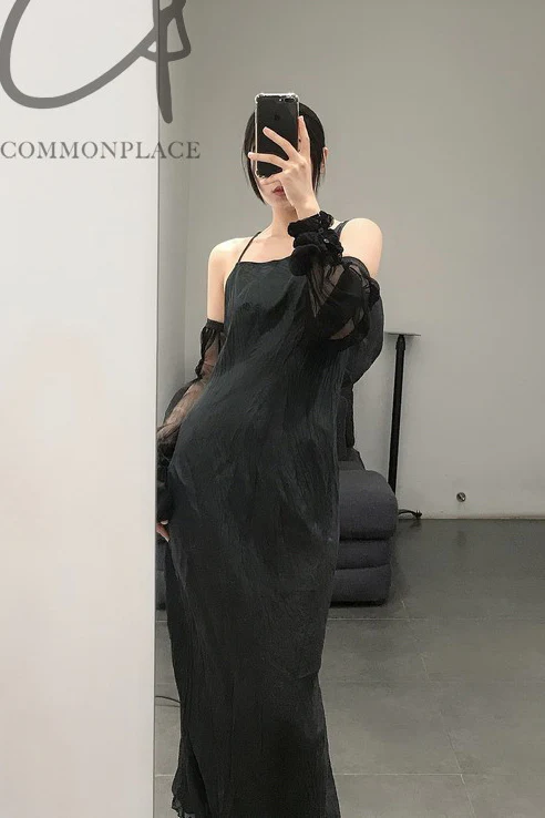 Marc Le Bihan Slip Dress 2170 France MLB-2170-NOIR - Image 16