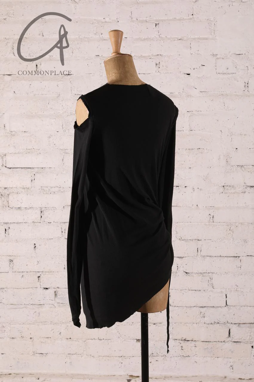 marc le bihan t-shirt dress 2851 E23 black - Image 10