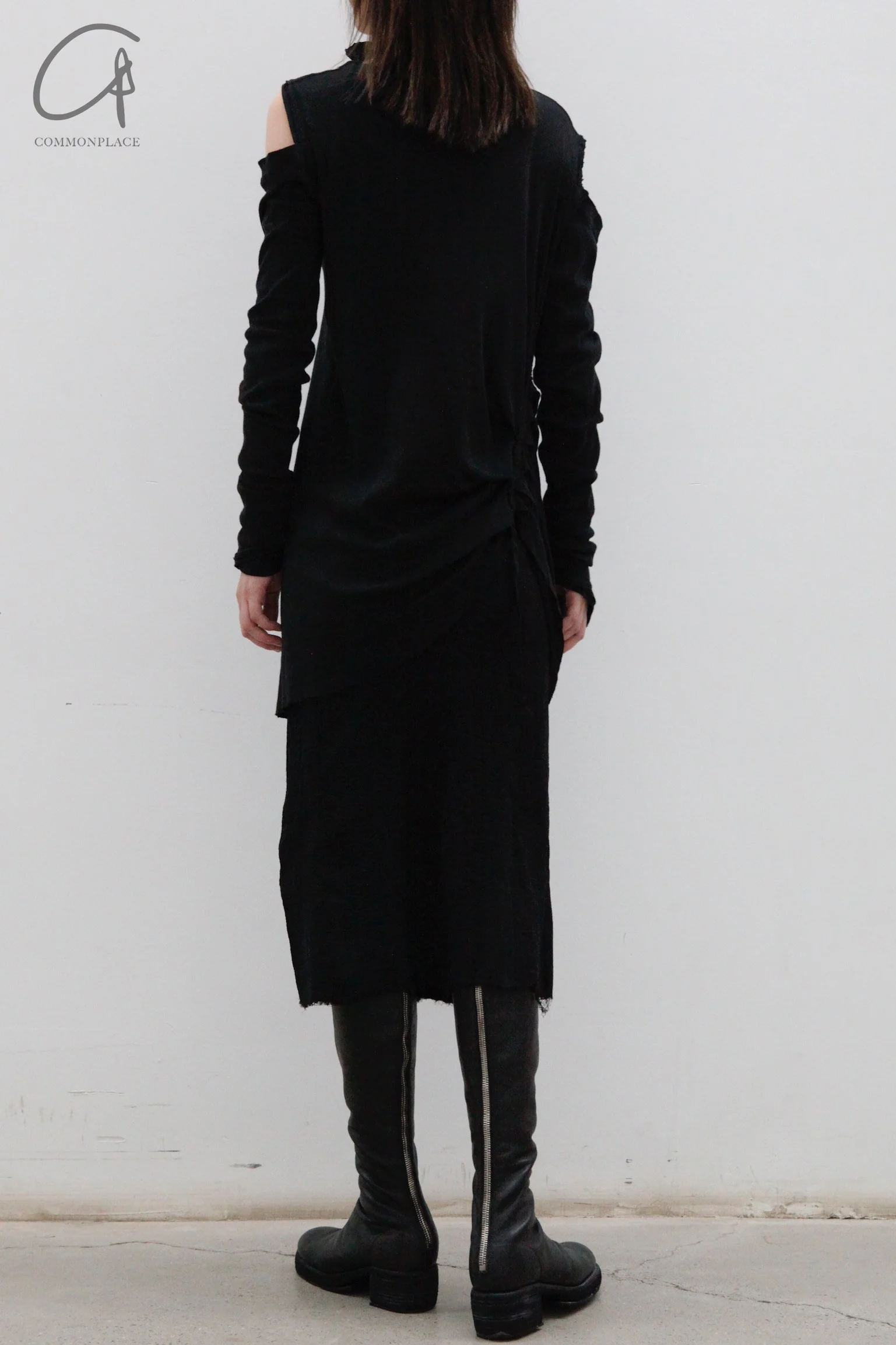 marc le bihan t-shirt dress 2851 E23 black - Image 4