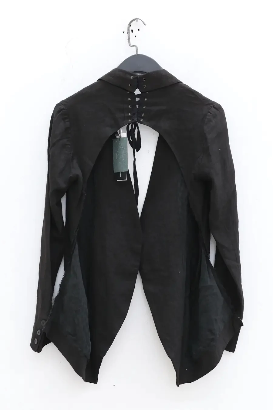 marc le bihan tie trim jacket 2250 E23 black - Image 10