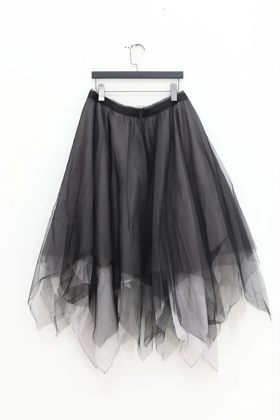 marc le bihan tulle skirt 2591 BLACK/GREY black/grey - Image 4