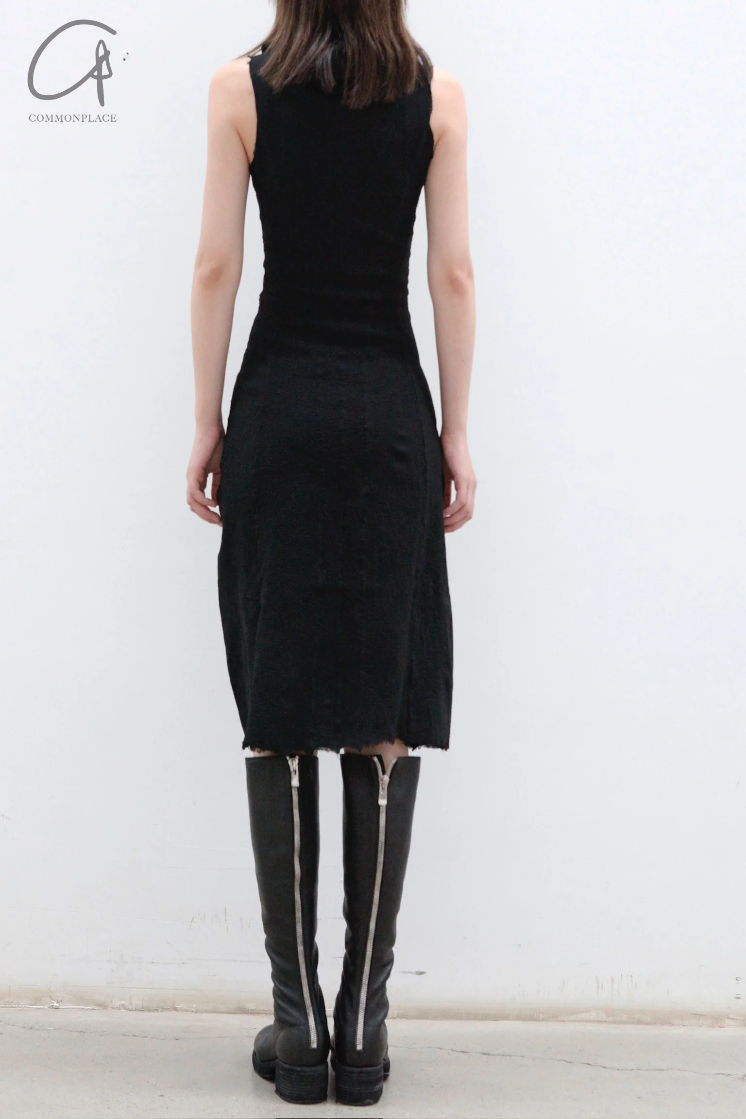 marc le bihan turtleneck dress 21961 E23 black - Image 3