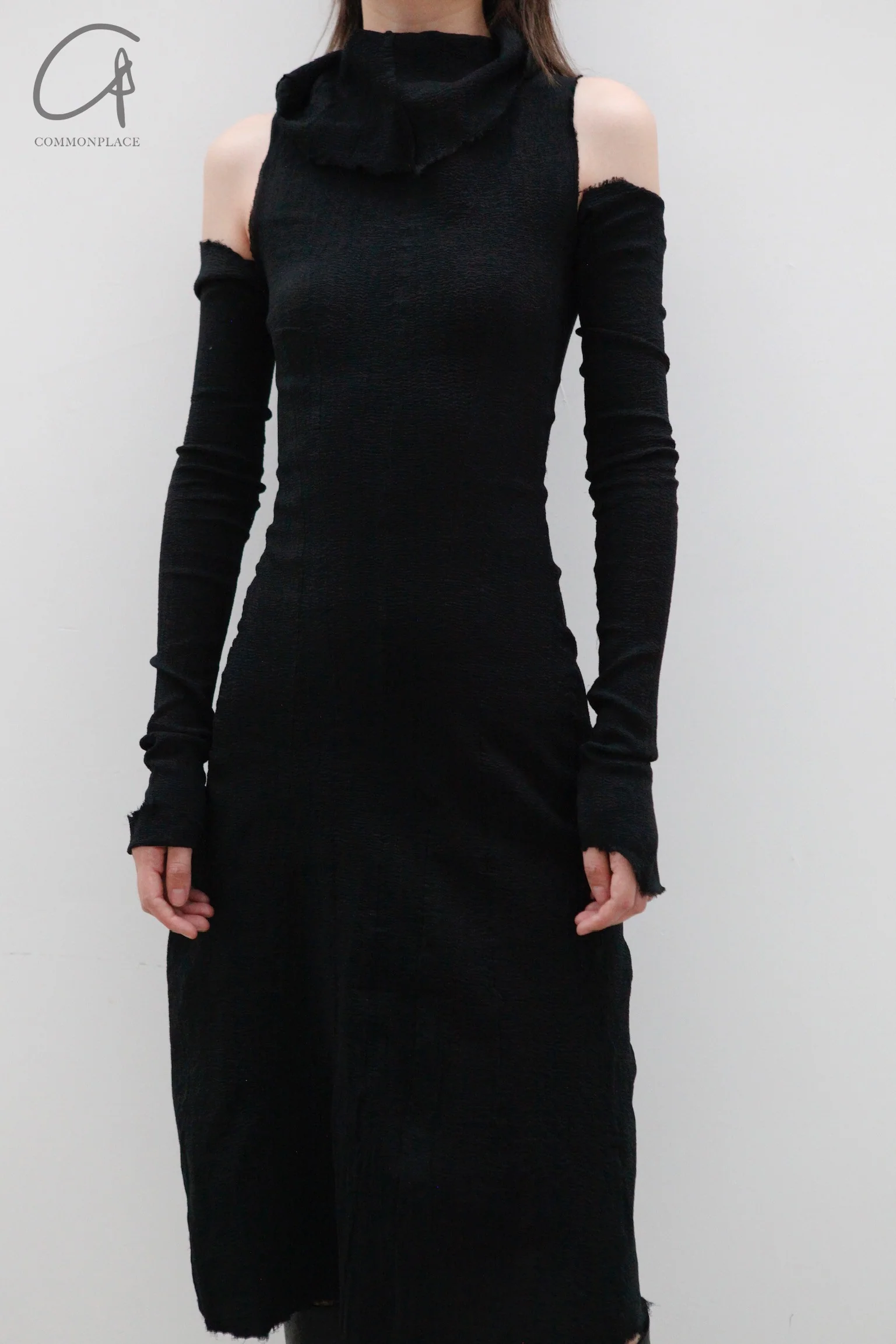 marc le bihan turtleneck dress 21962 E23 black - Image 2