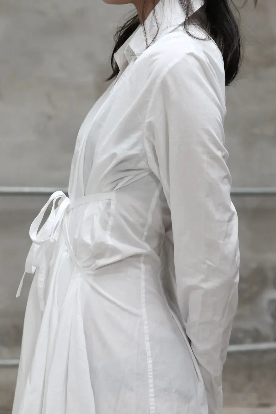 marc le bihan white shirt dress MLB-2150-BAI - Image 2