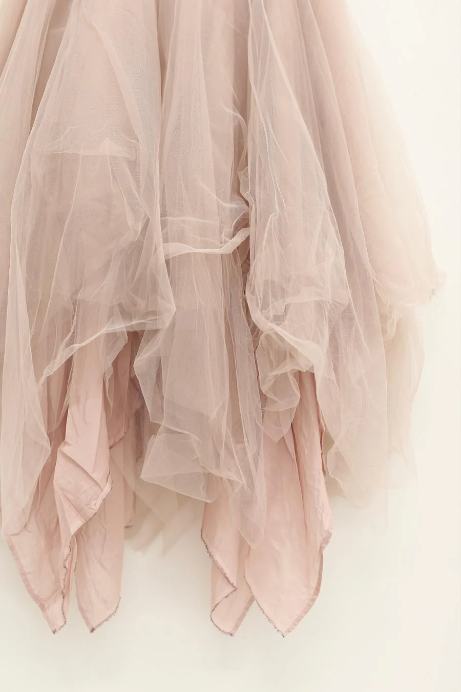 marc le bihan2592 irregular skirt ROSE PALE rose - Image 3