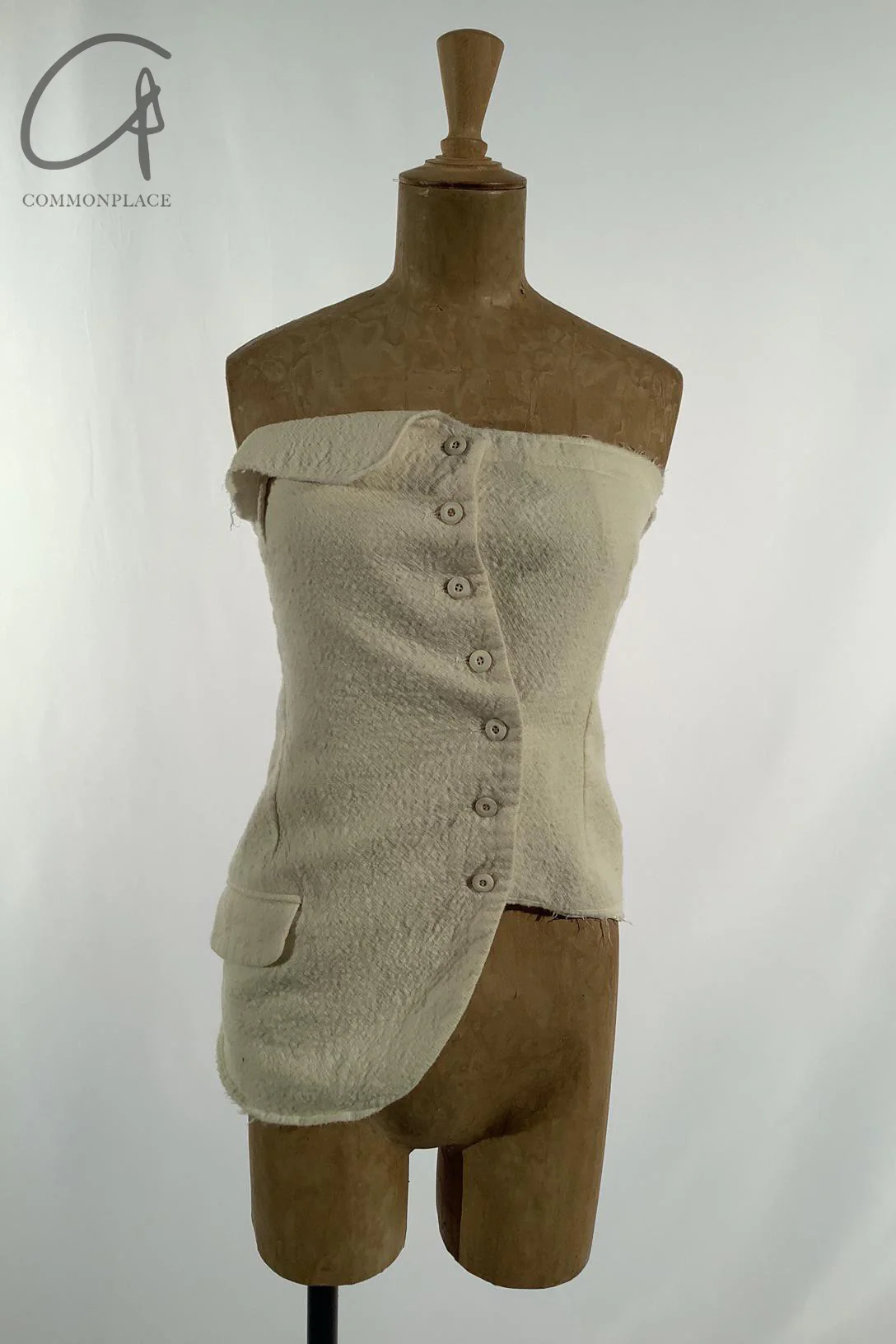 marc le bihanless strap jacket 2643 off White rice white - Image 14