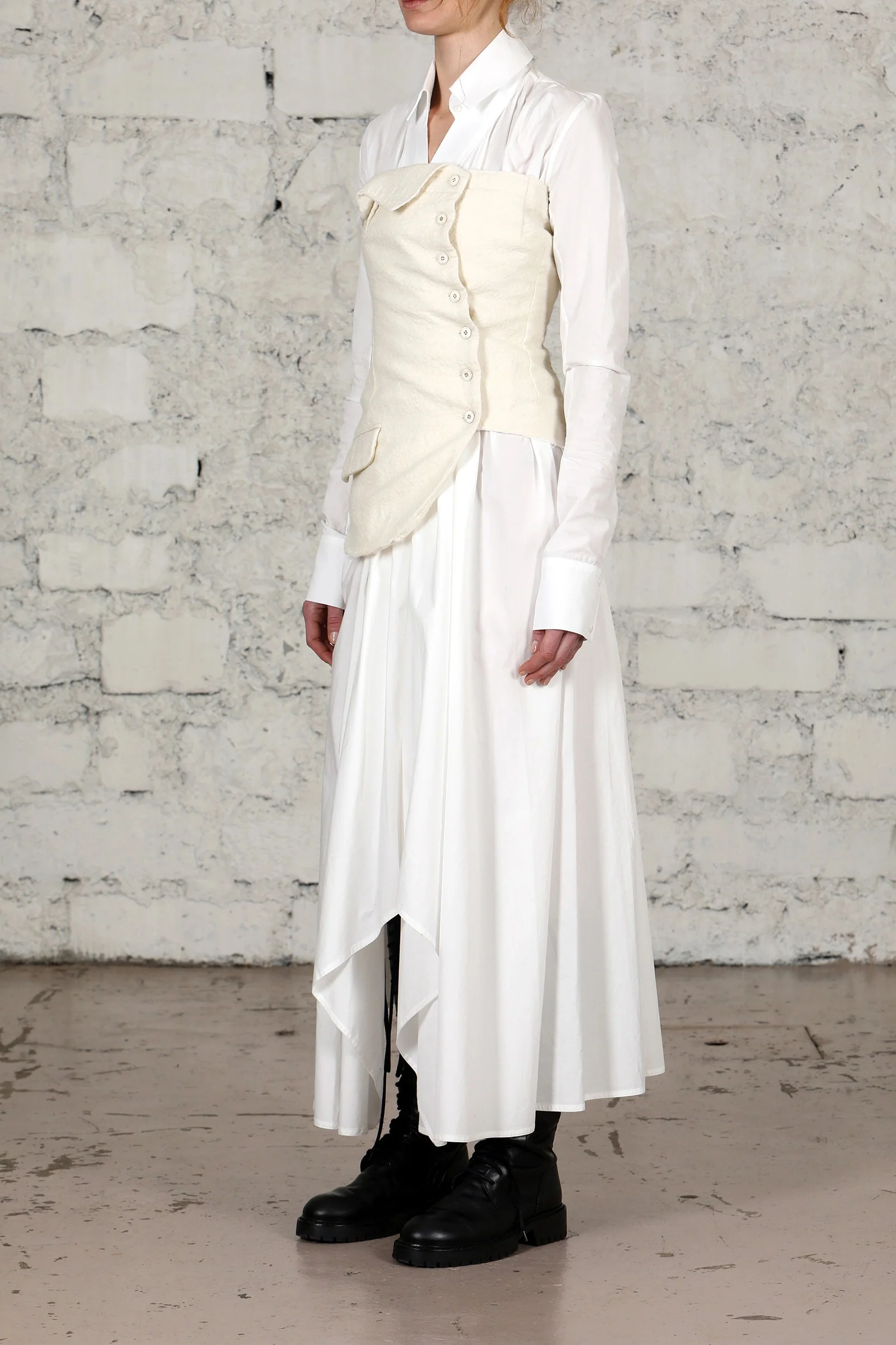 marc le bihanless strap jacket 2643 off White rice white - Image 16