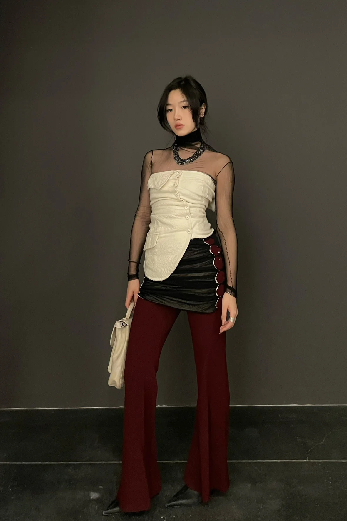 marc le bihanless strap jacket 2643 off White rice white - Image 27