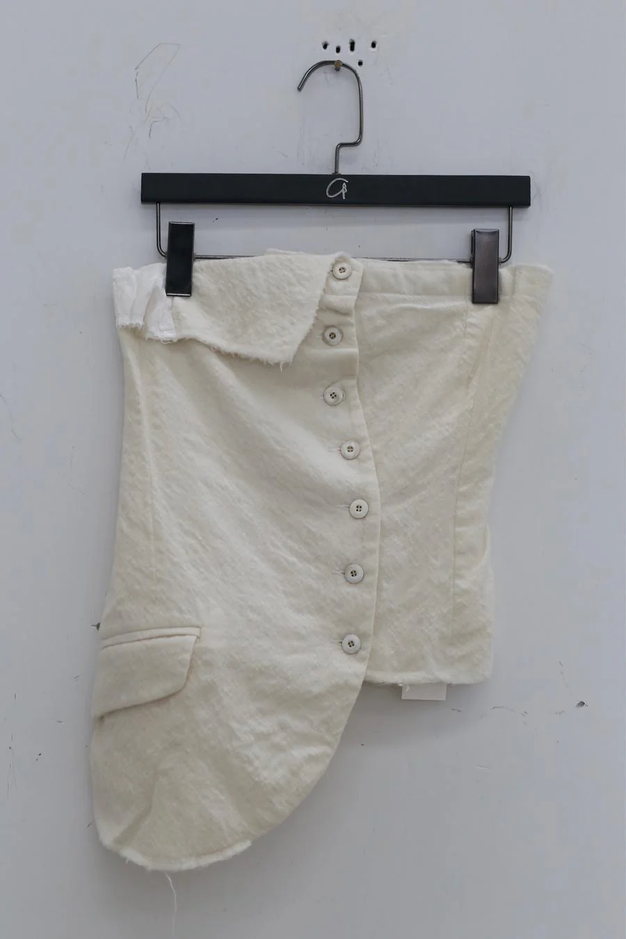 marc le bihanless strap jacket 2643 off White rice white - Image 9