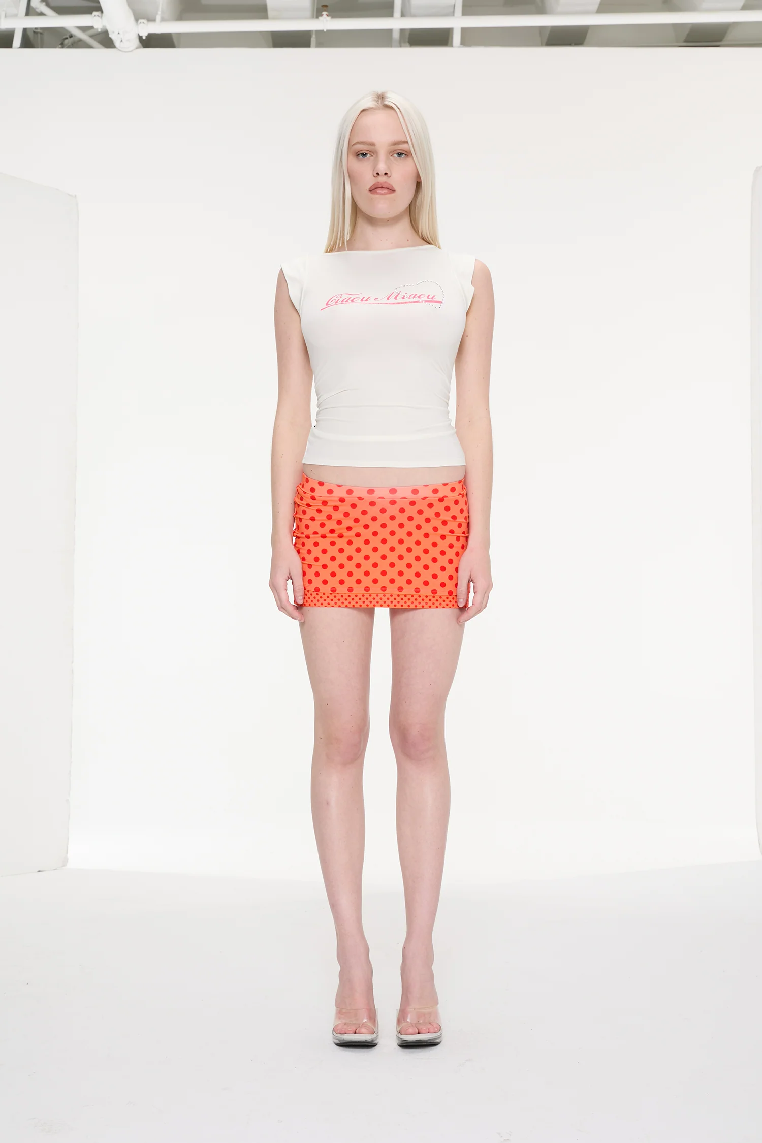 MIAOU 25 Early Autumn Amelia Top/Skirt MAU-4014LJBRRP-RED POLKA DOT Skirt (7183LJBRRP) - Image 8
