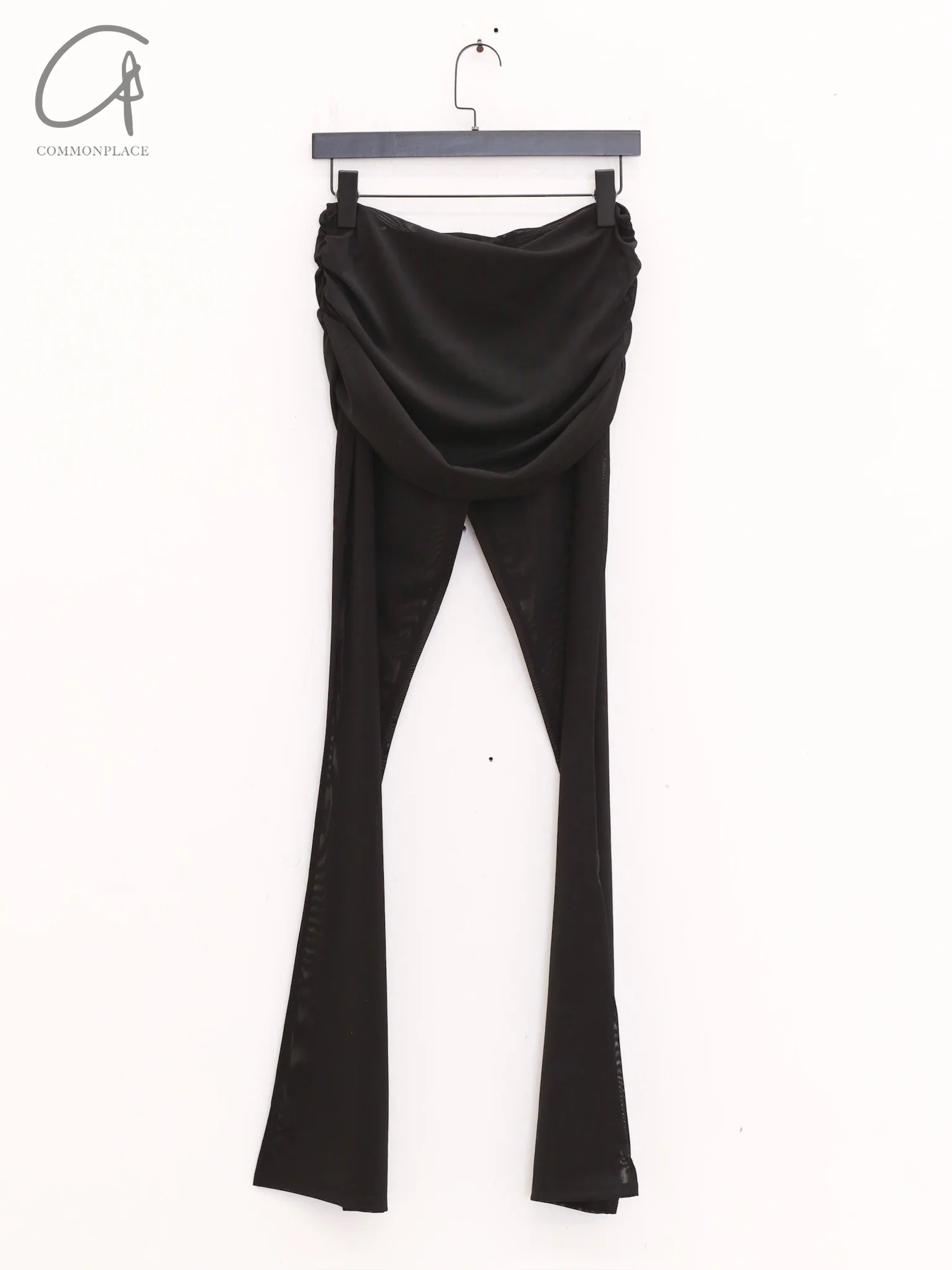 MIAOU 25 Spring/Summer Alana Pants MAU-1039PM3BLK-HEI Black Gauze - Image 4