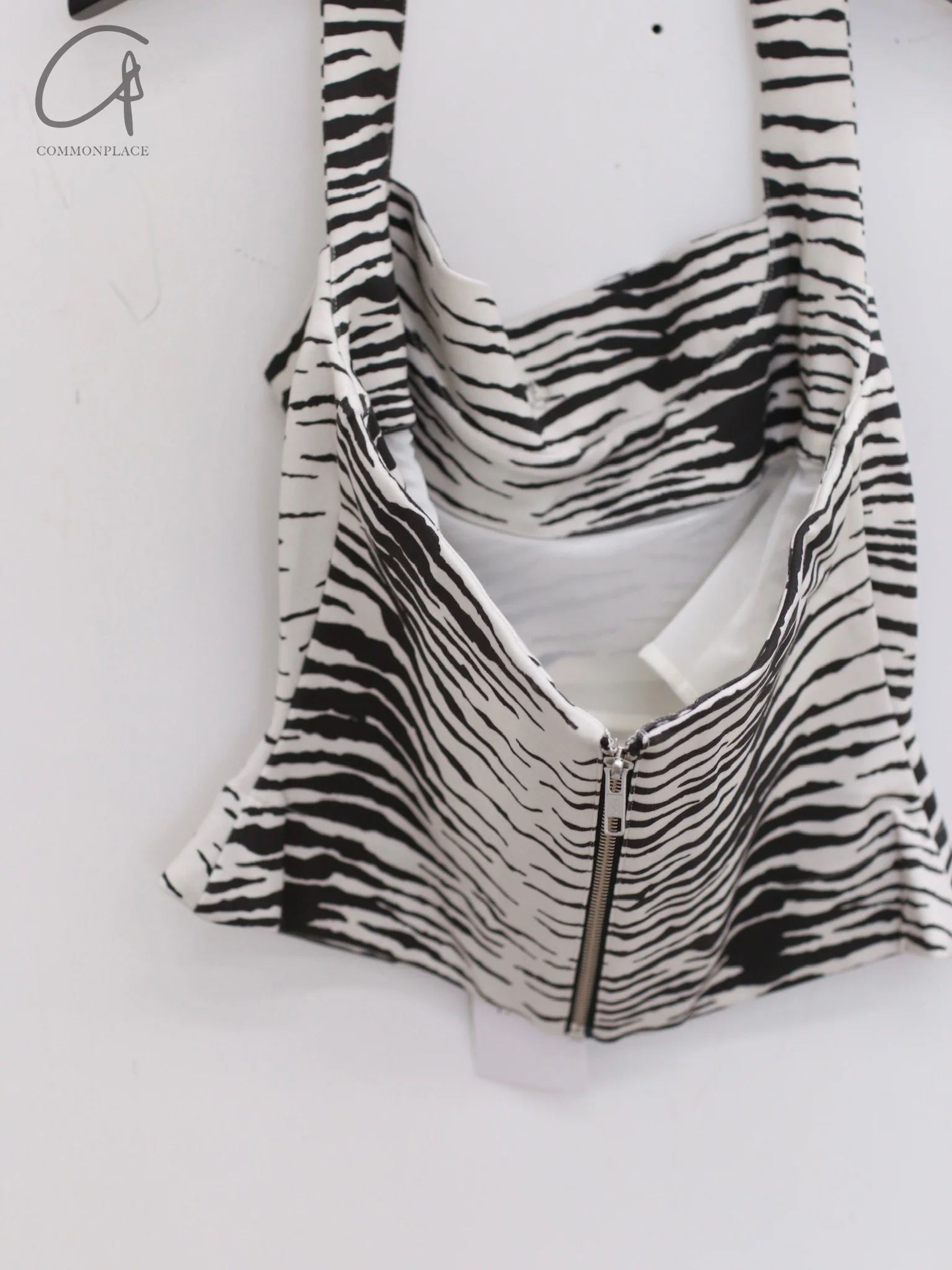MIAOU 25 Spring/Summer MIKALEA vest camisole MAU-7195PONZEB-BMW zebra print - Image 3