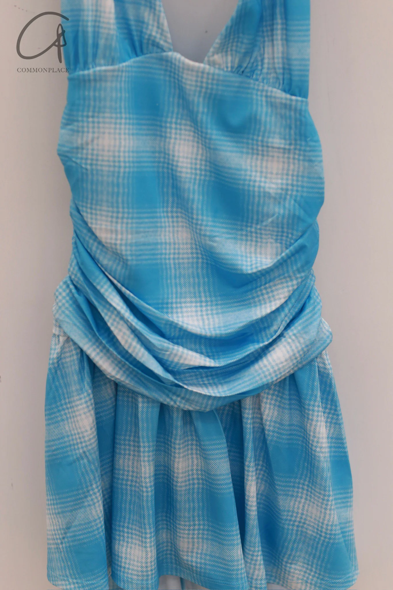 MIAOU 25 Spring/Summer NATALIA Dress MAU-5061SVIGGT-GZLSS Plaid - Image 2