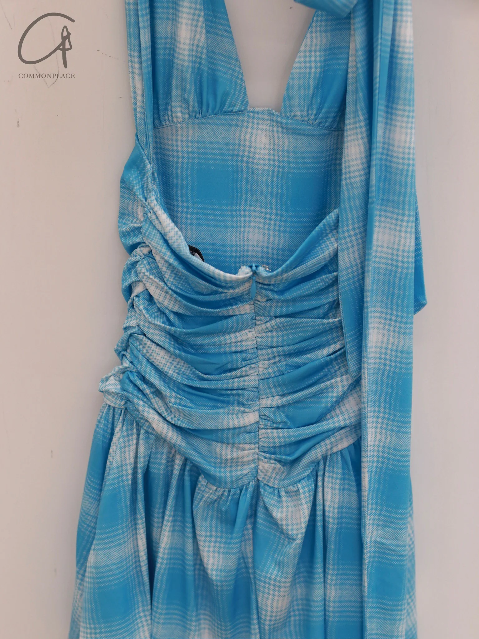 MIAOU 25 Spring/Summer NATALIA Dress MAU-5061SVIGGT-GZLSS Plaid - Image 3