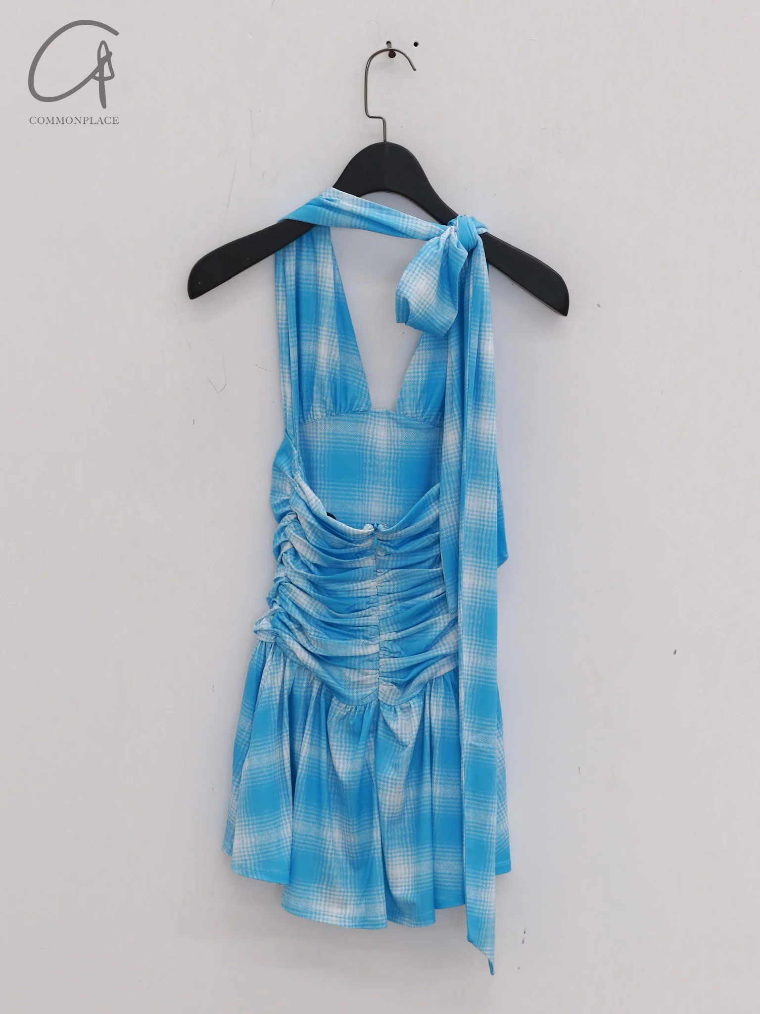 MIAOU 25 Spring/Summer NATALIA Dress MAU-5061SVIGGT-GZLSS Plaid - Image 4