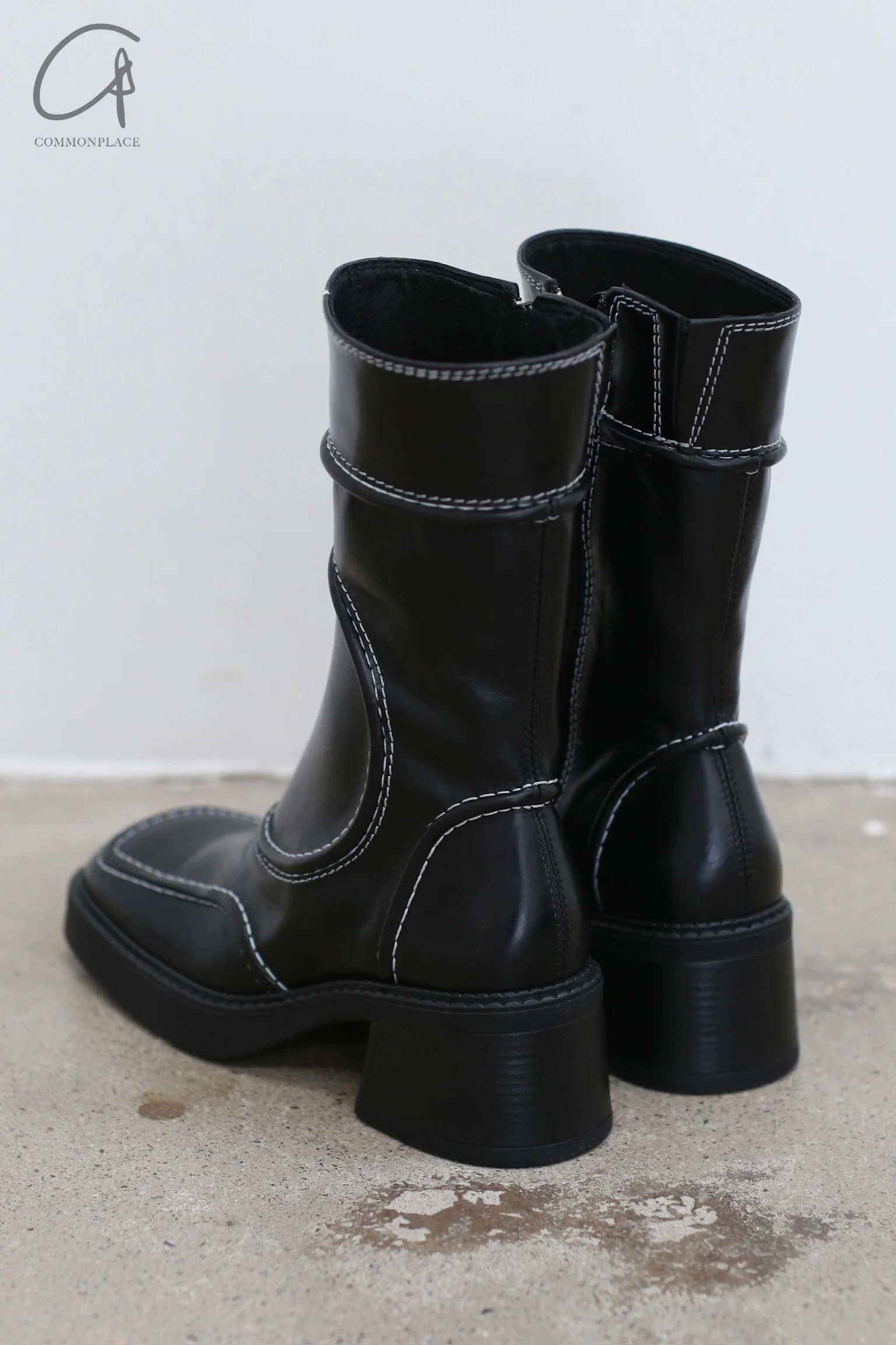 Miista Ankle Boots Spain MST-E8_2623-HEI Black E8_2623 - Image 3