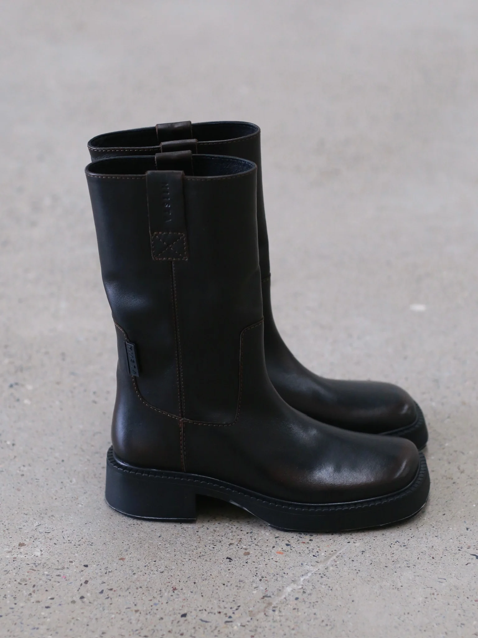 Miista ankle boots Spain MST-E8_3880-ZONG Brown E8_3879 - Image 4