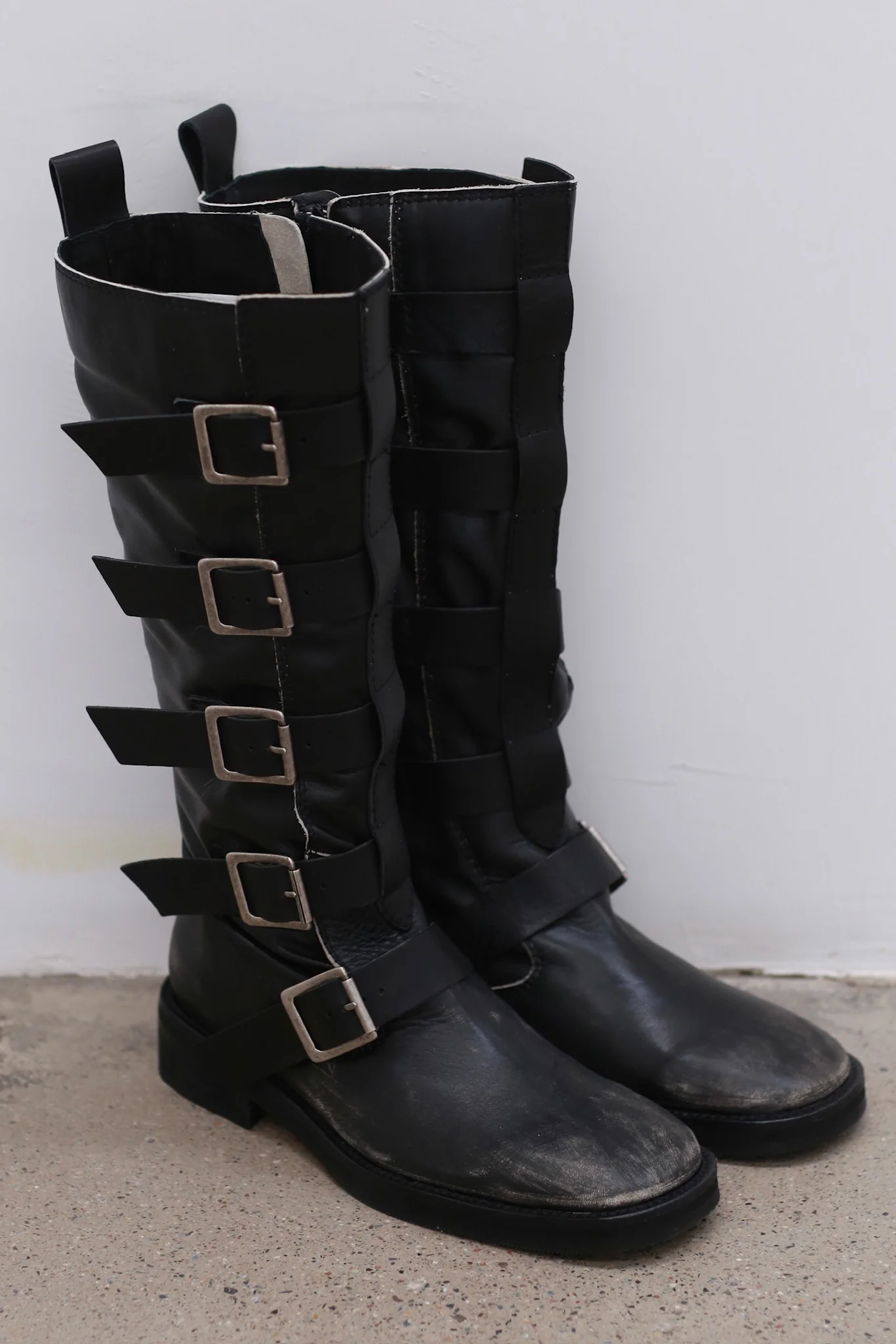 Miista Evie Black Boots Spain MST-MI_5515-HEI Black