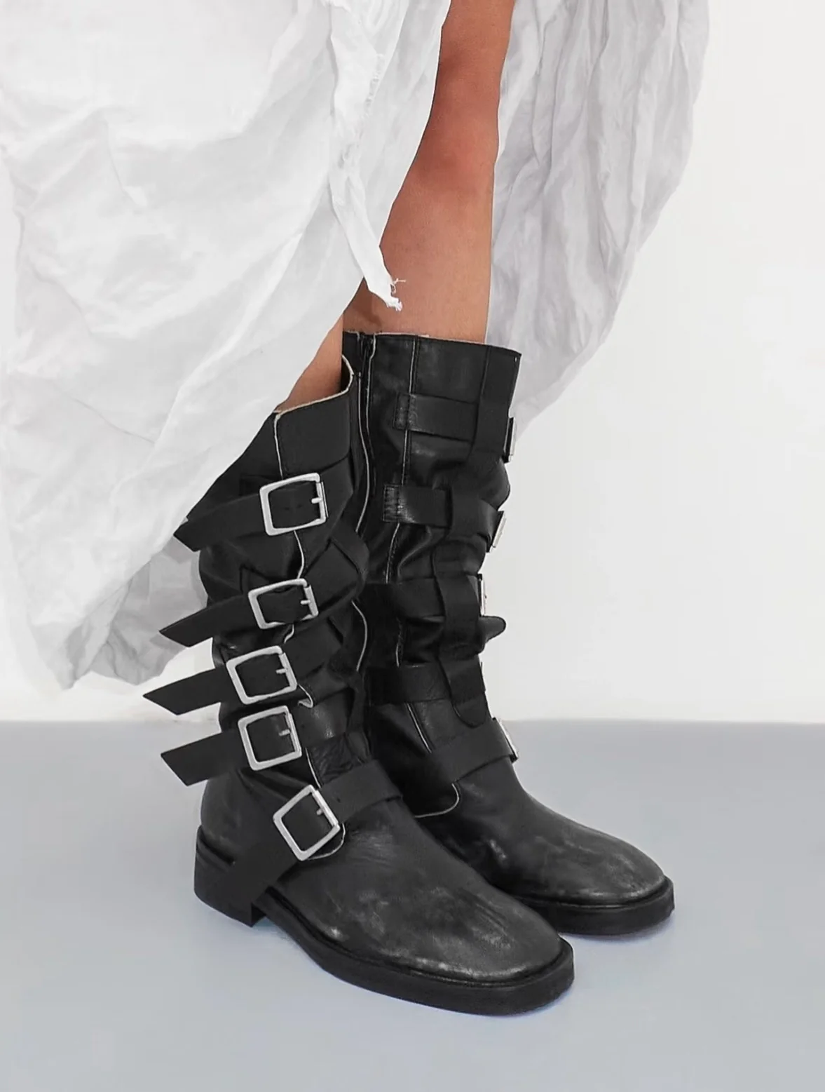Miista Evie Black Boots Spain MST-MI_5515-HEI Black - Image 7