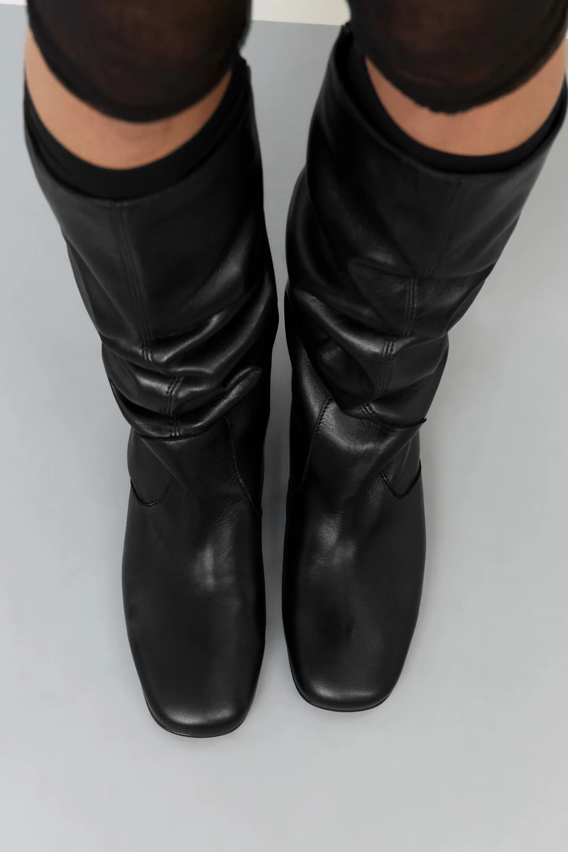 Miista Fall/Winter 2025 Karola Black Lace-up Round Toe High Boots, Spain, MST-MI_5781-HEI, Black (MI_5781 MI_5779) - Image 6