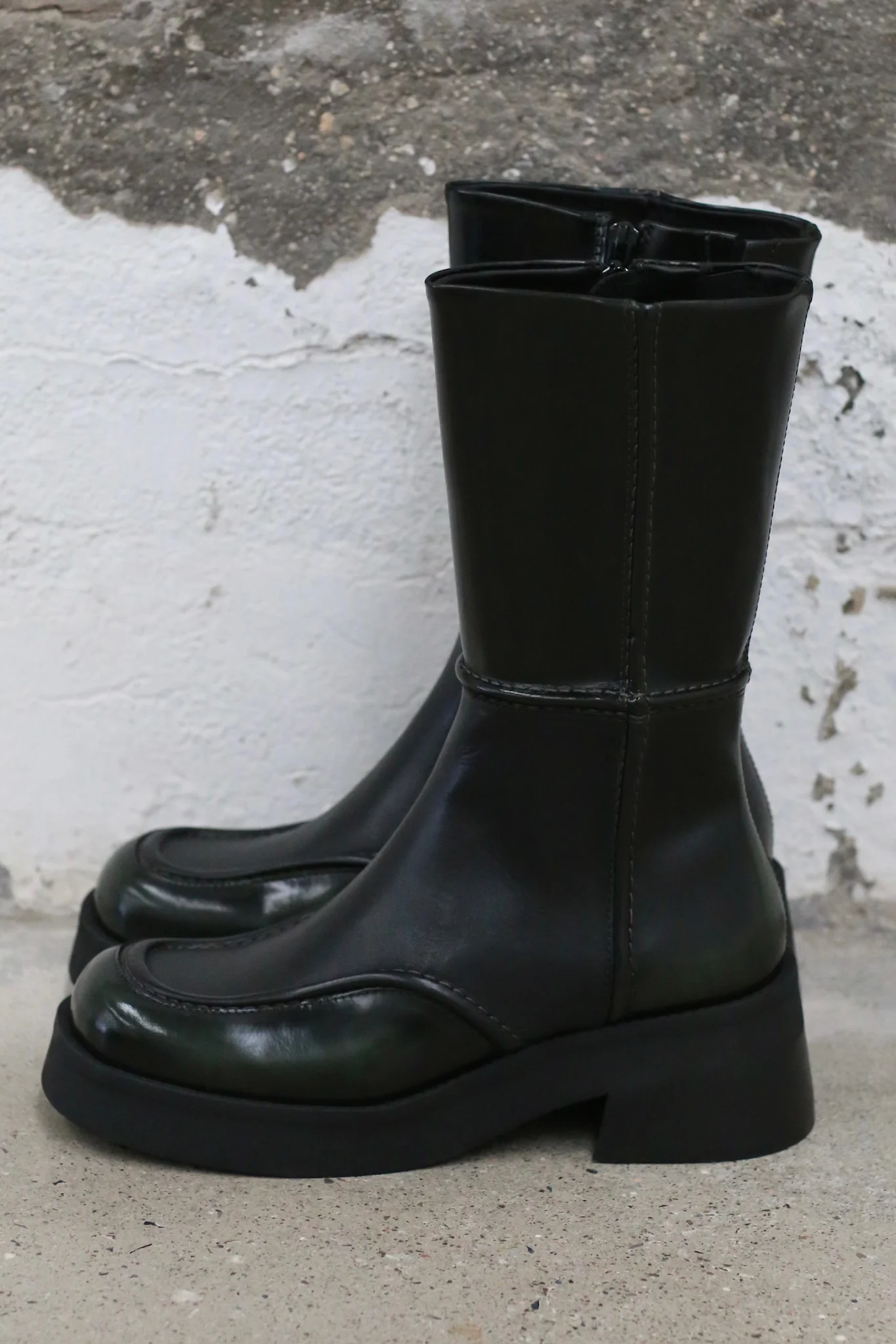 Miista Fall/Winter 2025 Khaki Black Ankle Boots, Spain, MST-E8_4038-KQH (E8_4038 E8_3116) - Image 2