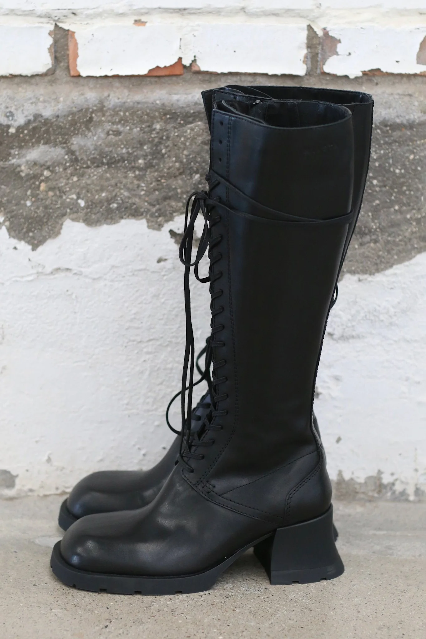 Miista Fall/Winter 2025 Michaela Black High Lace Boots, Spain MST-E8_4084-BLACK - Image 2