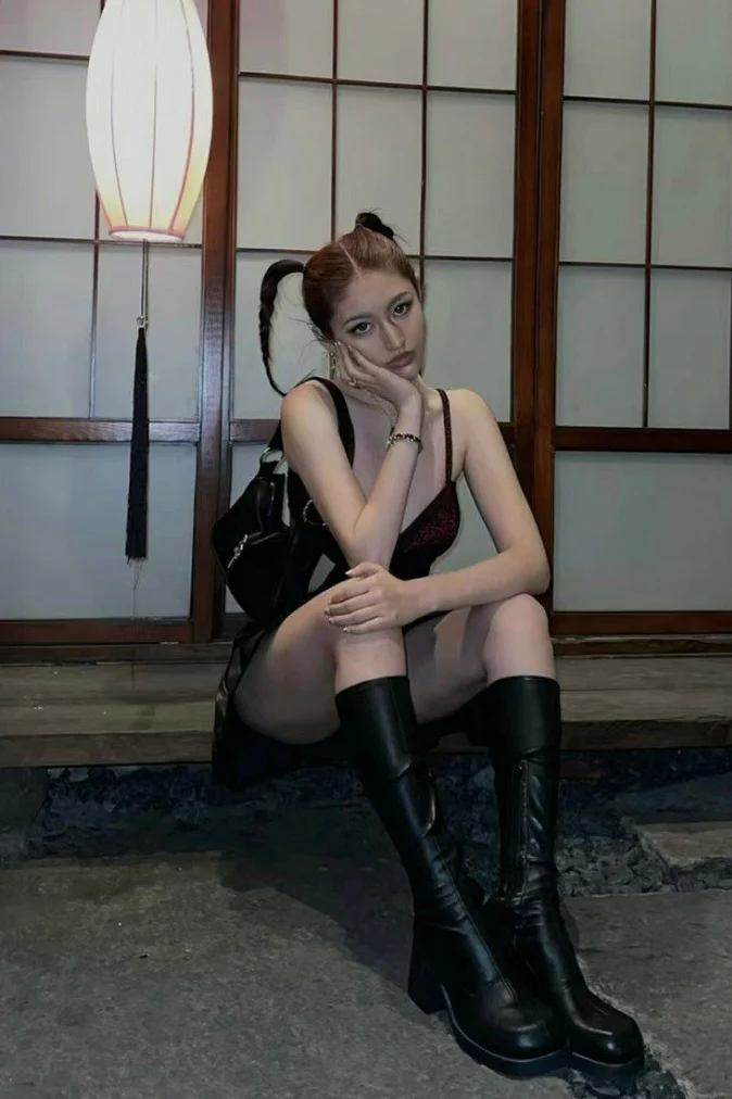 Miista natural leather high boots Spain MST-MI_3426-HEI Black MI_3426 - Image 23