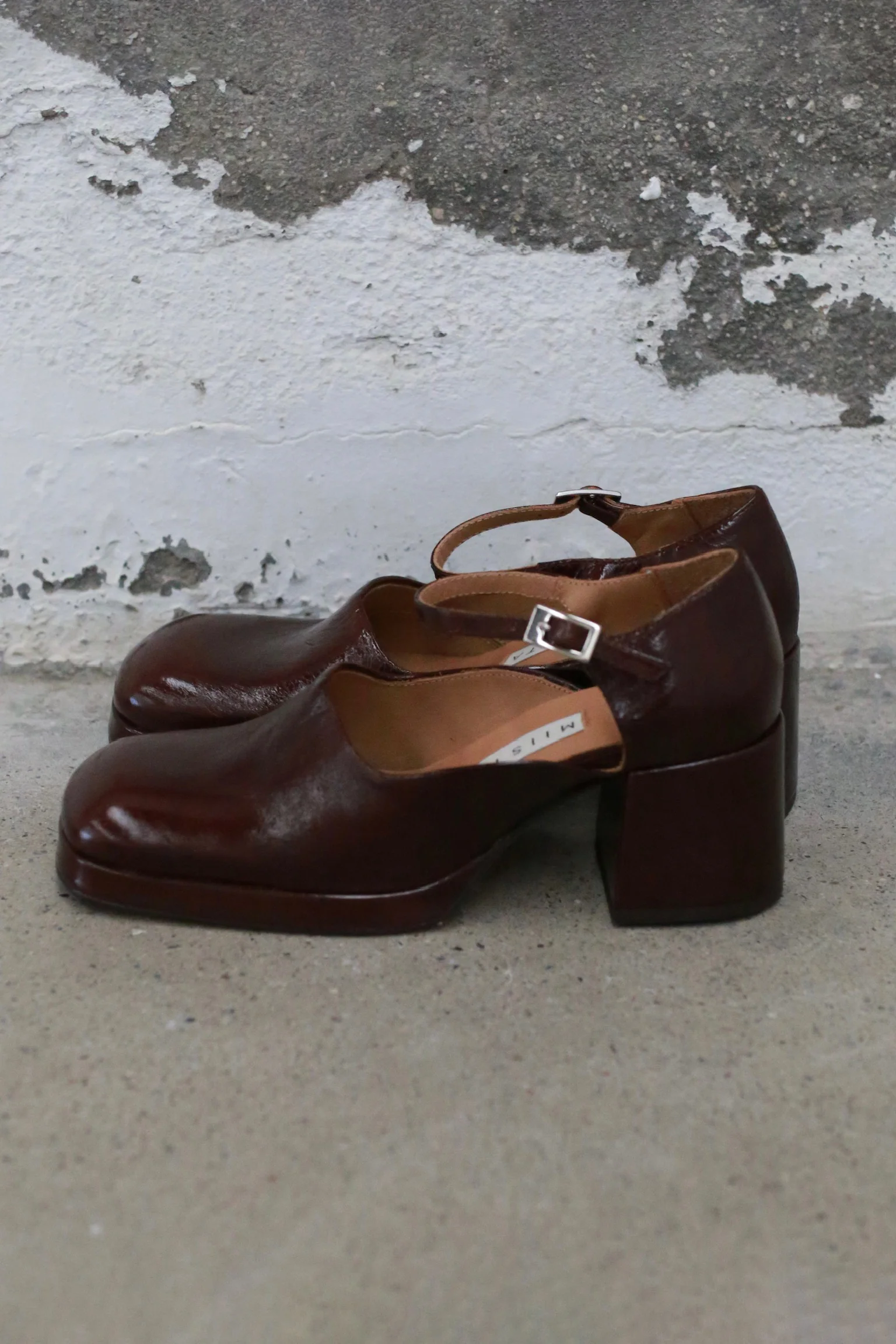 Miista square-toe court shoes, cowhide leather, Spanish handmade, MST-MI_5632-ZONG, brown (MI_5518 MI_5632 MI_5793) - Image 2
