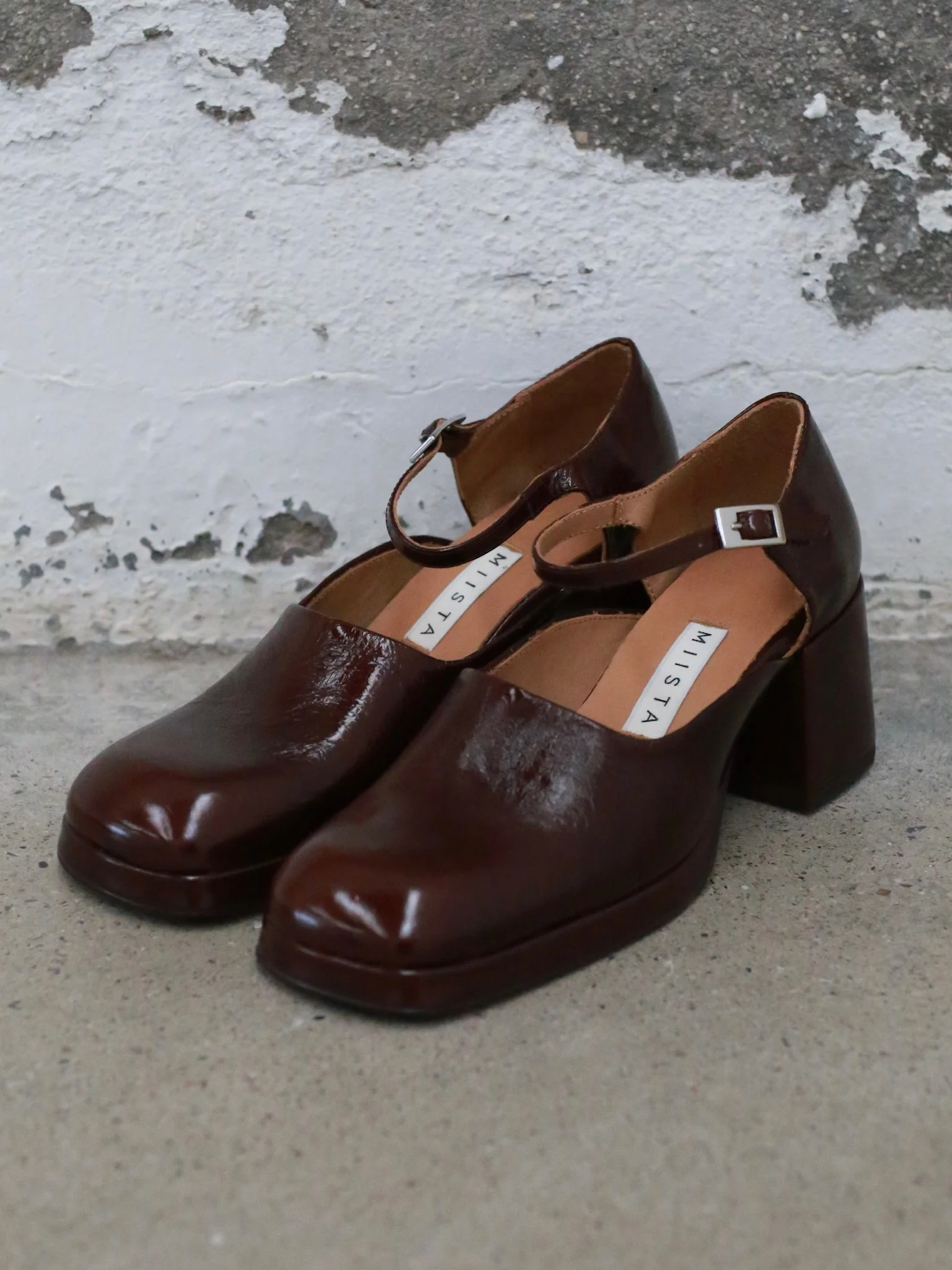 Miista square-toe court shoes, cowhide leather, Spanish handmade, MST-MI_5632-ZONG, brown (MI_5518 MI_5632 MI_5793) - Image 3