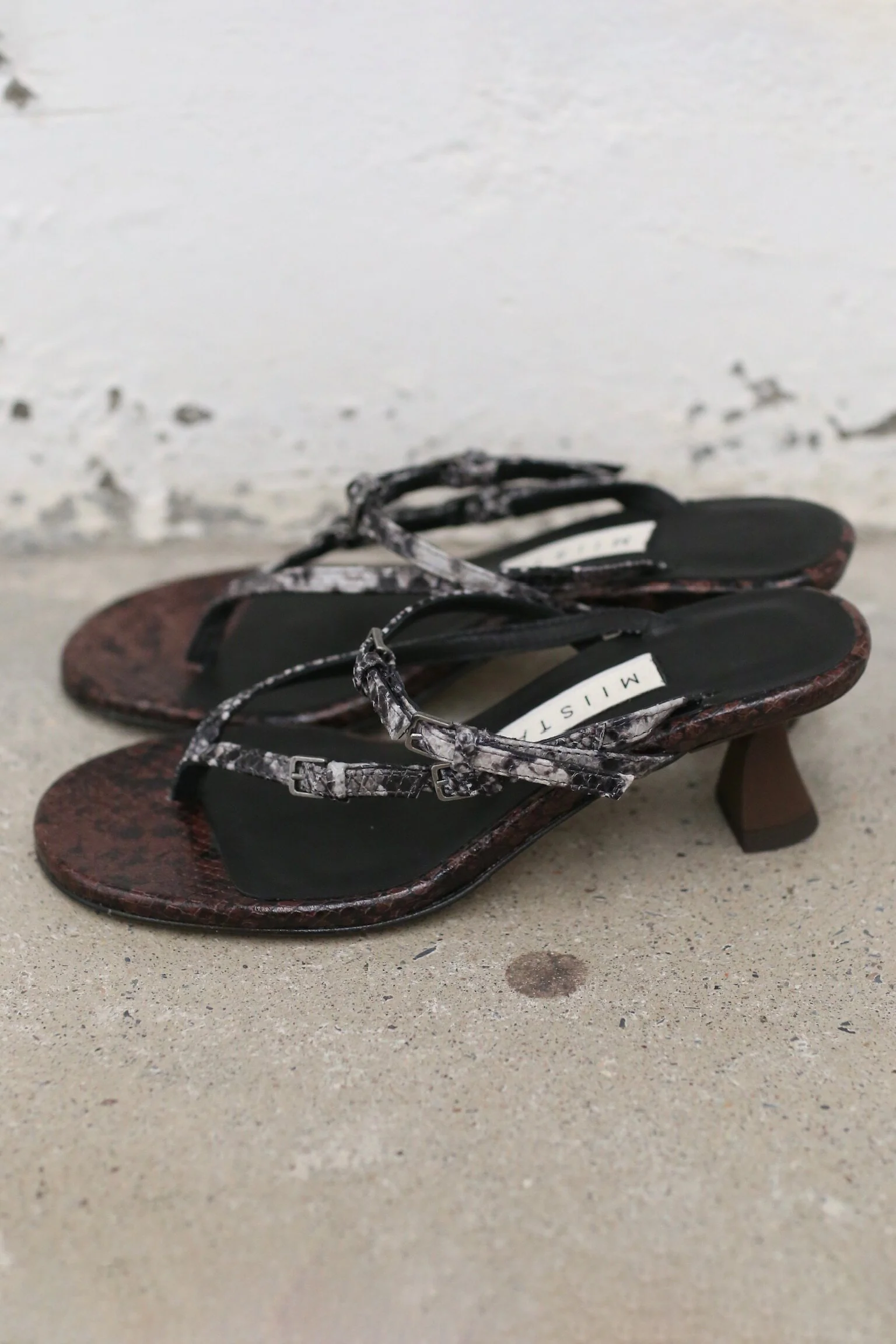 Miista SS26 Abisai Mini Buckled Sandals MST-E8_4099-BROWN - Image 2