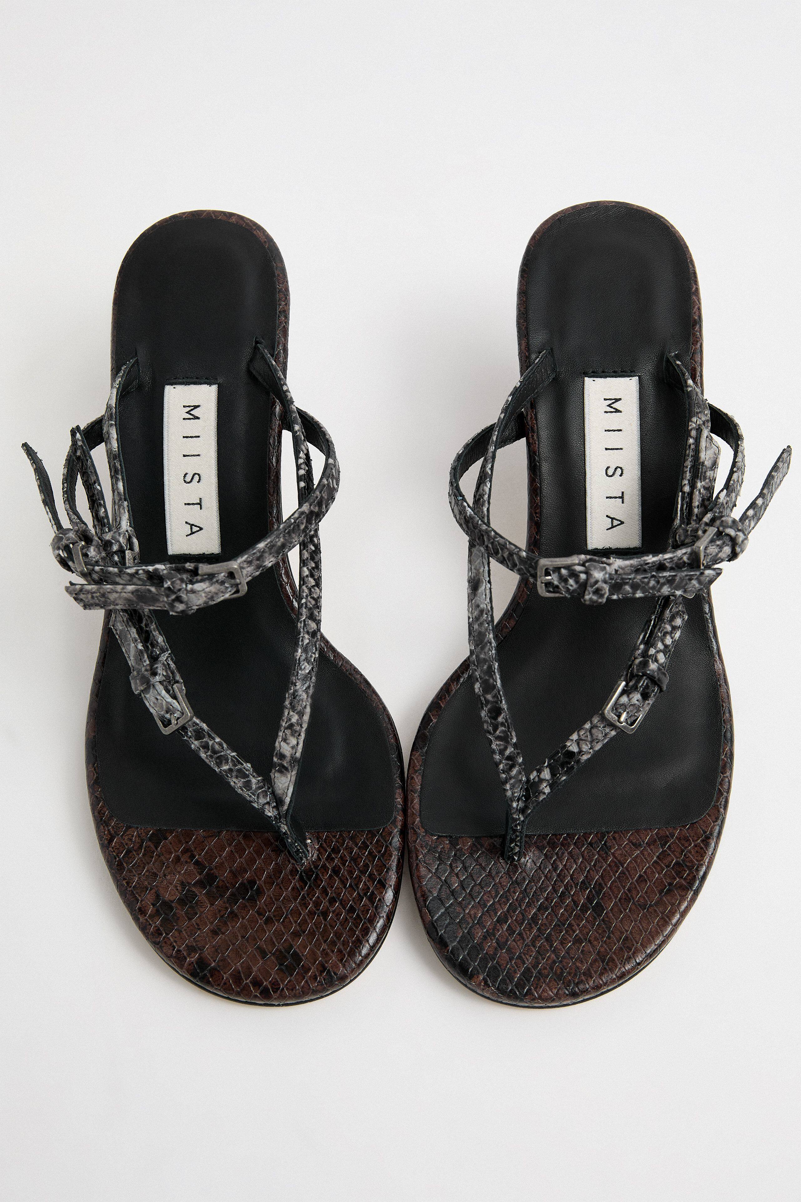 Miista SS26 Abisai Mini Buckled Sandals MST-E8_4099-BROWN - Image 6