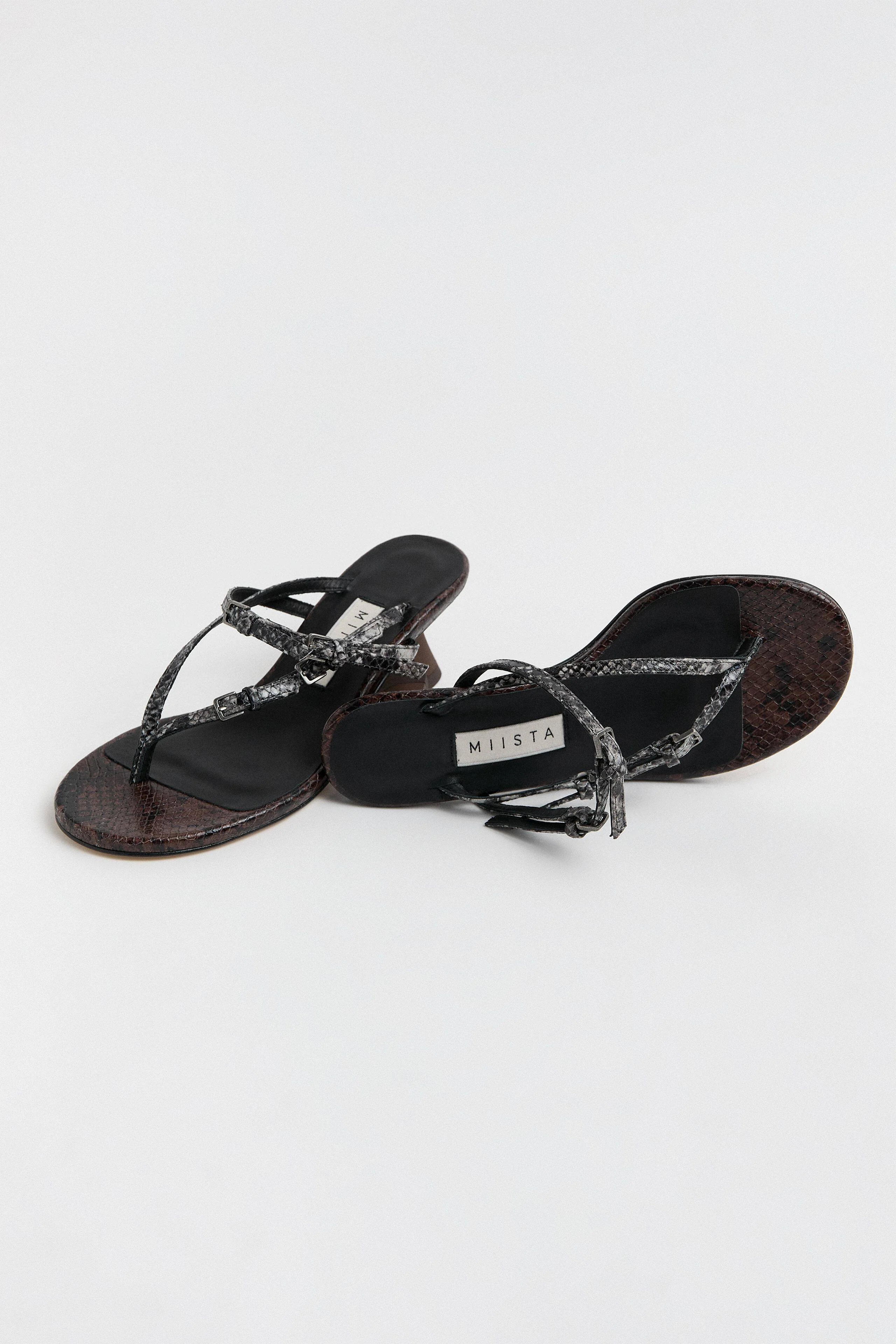 Miista SS26 Abisai Mini Buckled Sandals MST-E8_4099-BROWN - Image 7
