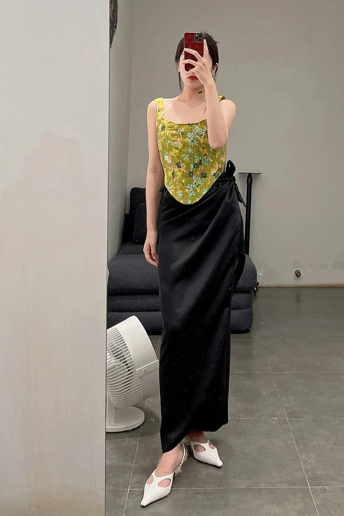 MING MA Jacquard Fishbone Corset AW21-TO01-GNJAC PMM5 - Image 15